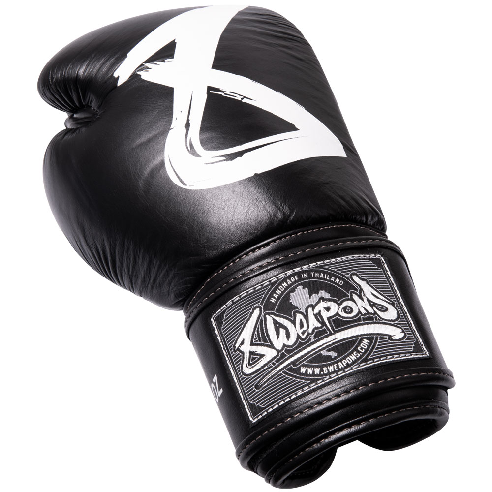8 WEAPONS Boxhandschuhe, BIG 8 Premium, schwarz, 16 Oz