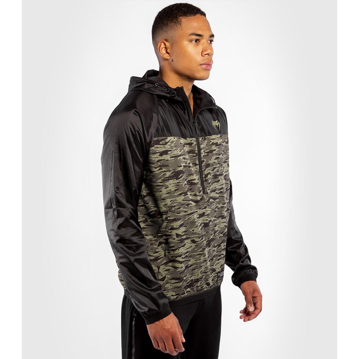 VENUM Half Zip Hoody, Laser XT, schwarz-camo, M