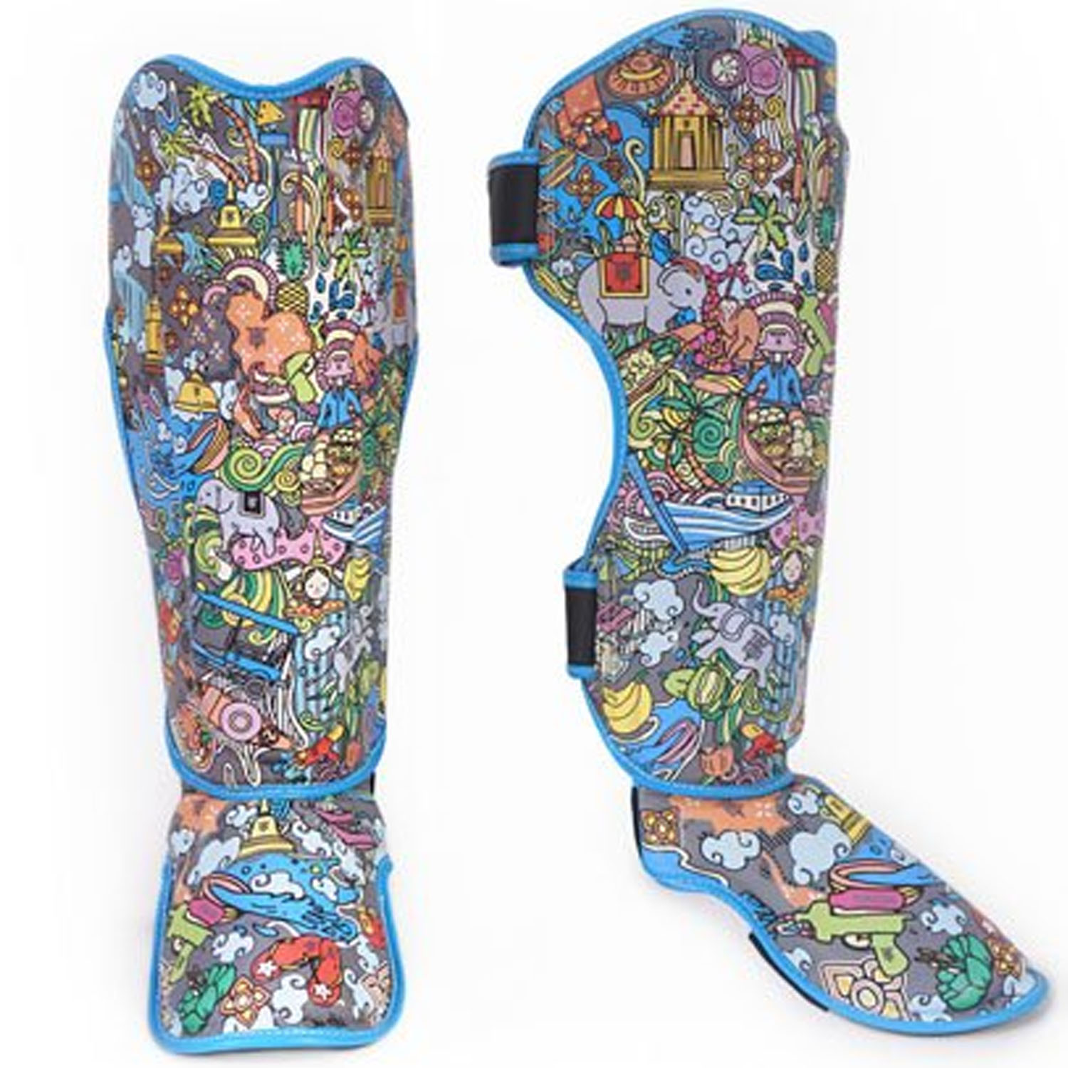 TOP KING BOXING Shin Guards, Thai Culture, S