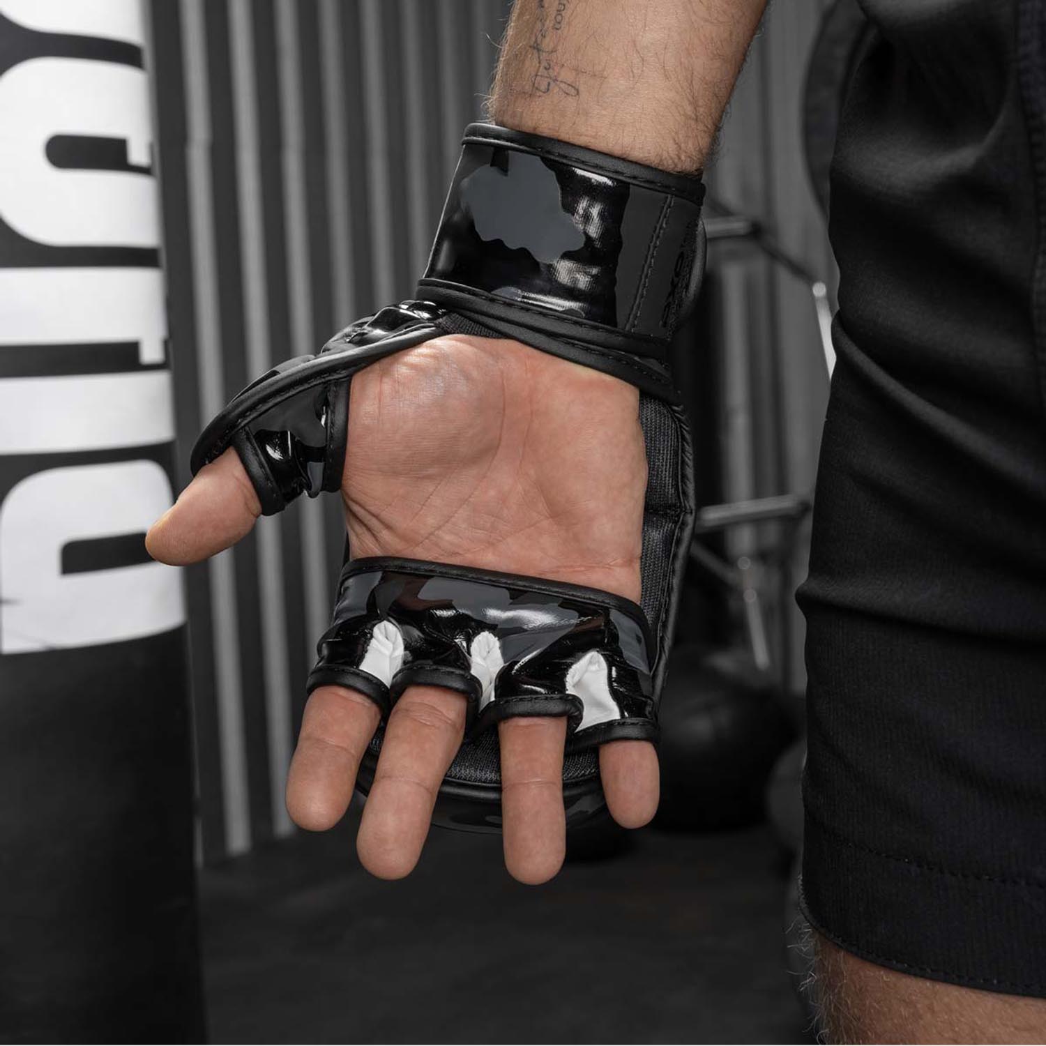 Phantom Athletics MMA Sparring Boxing Gloves, Apex, camo-black, S/M