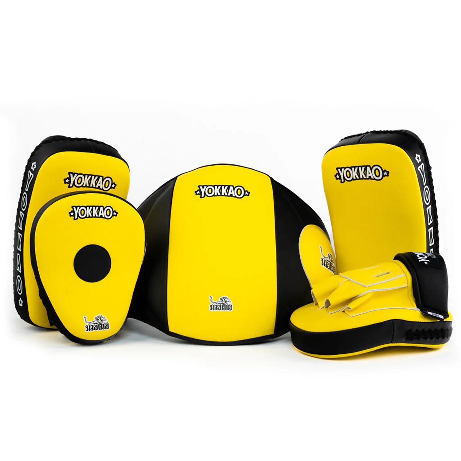 YOKKAO Focus Mitts, FMCP-12, yellow-black