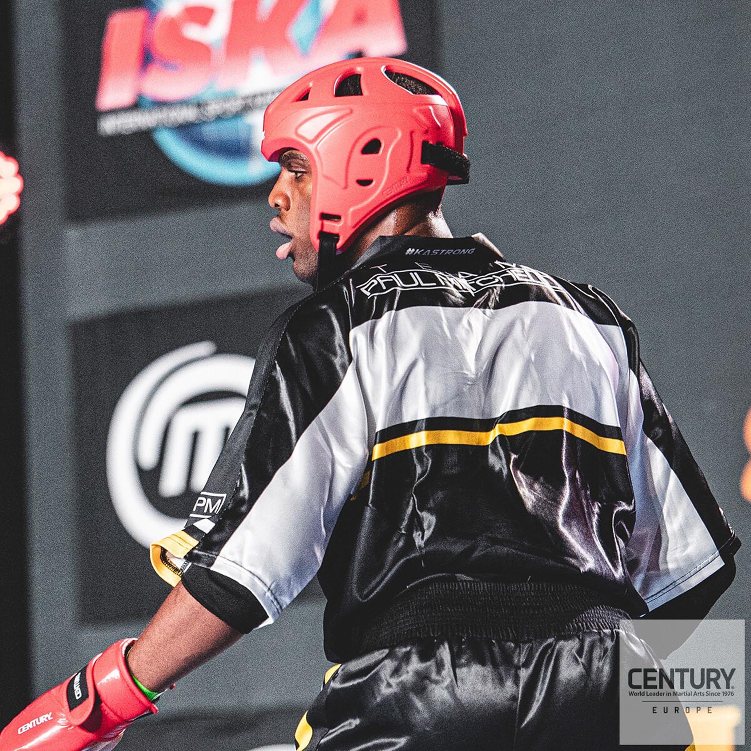 Century Head Guard, C Gear, Evolution Wako, red, L