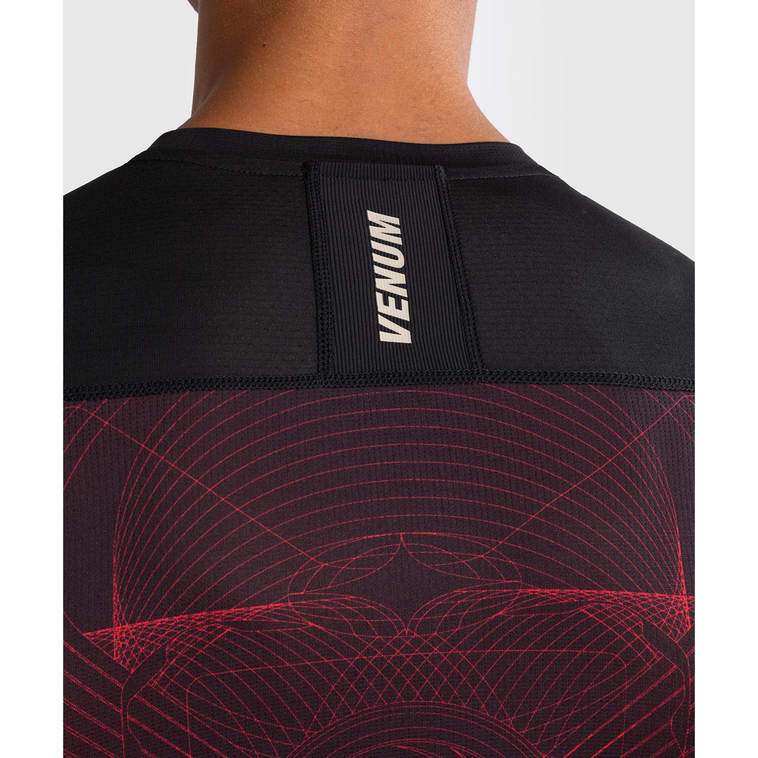 VENUM Rashguard, S/S, G-Fit Air, black-red, L