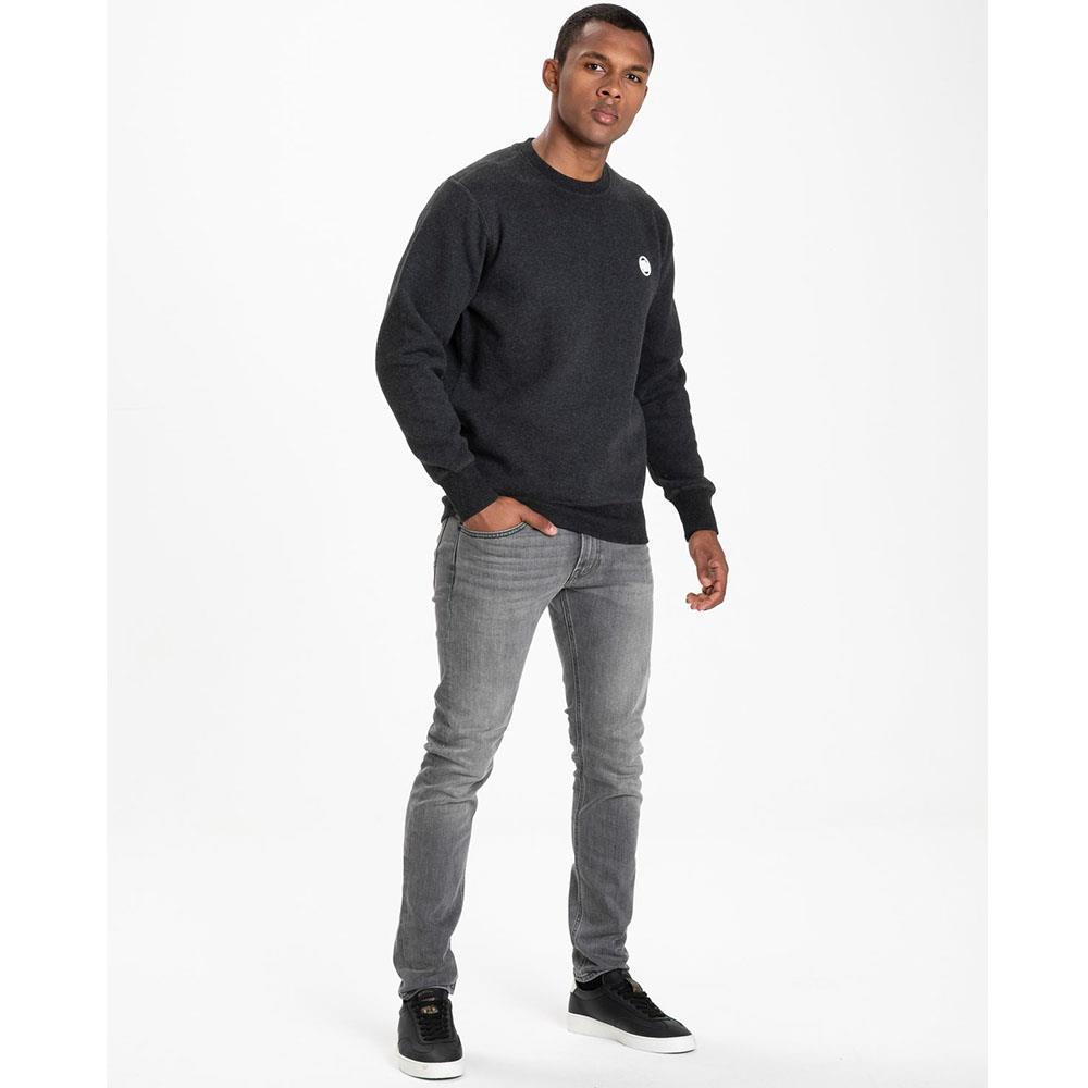 Pit Bull West Coast Pullover, Small Logo, dark-grey, S