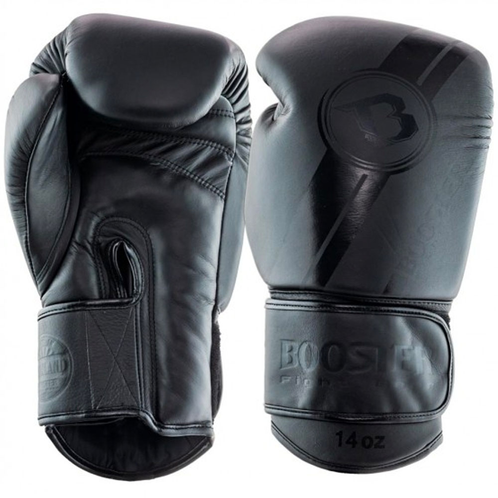Booster Boxing Gloves, Pro BGL V3, darkside, black, 12 Oz