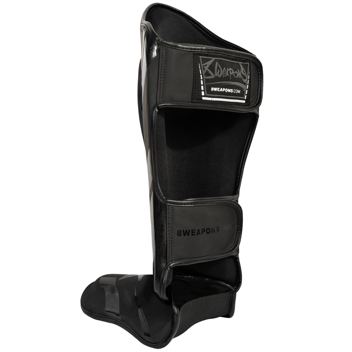 8 WEAPONS Shin Guards, Shift, black-matt, L
