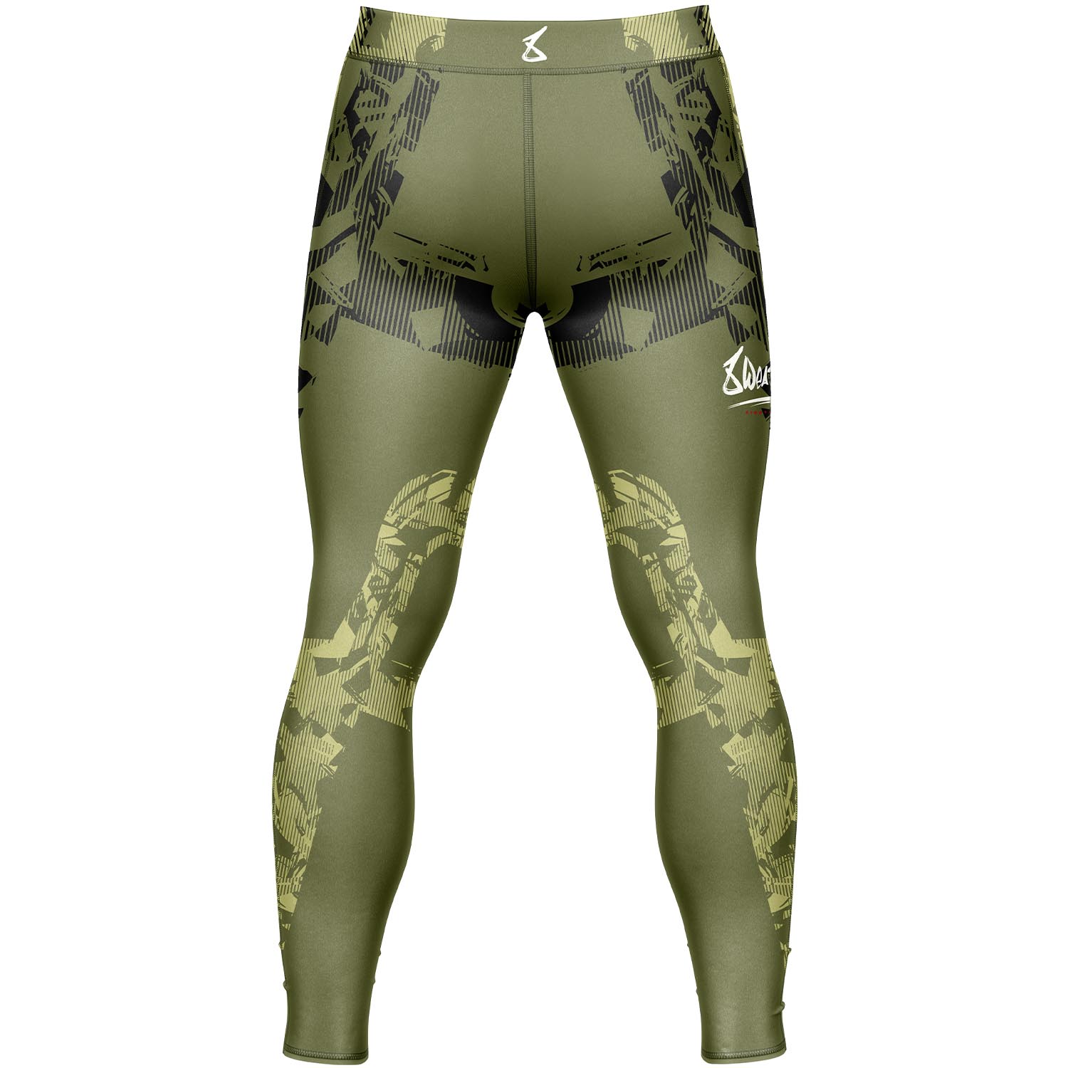 8 WEAPONS Compression Pants, Hit 2.0, olive-schwarz, S