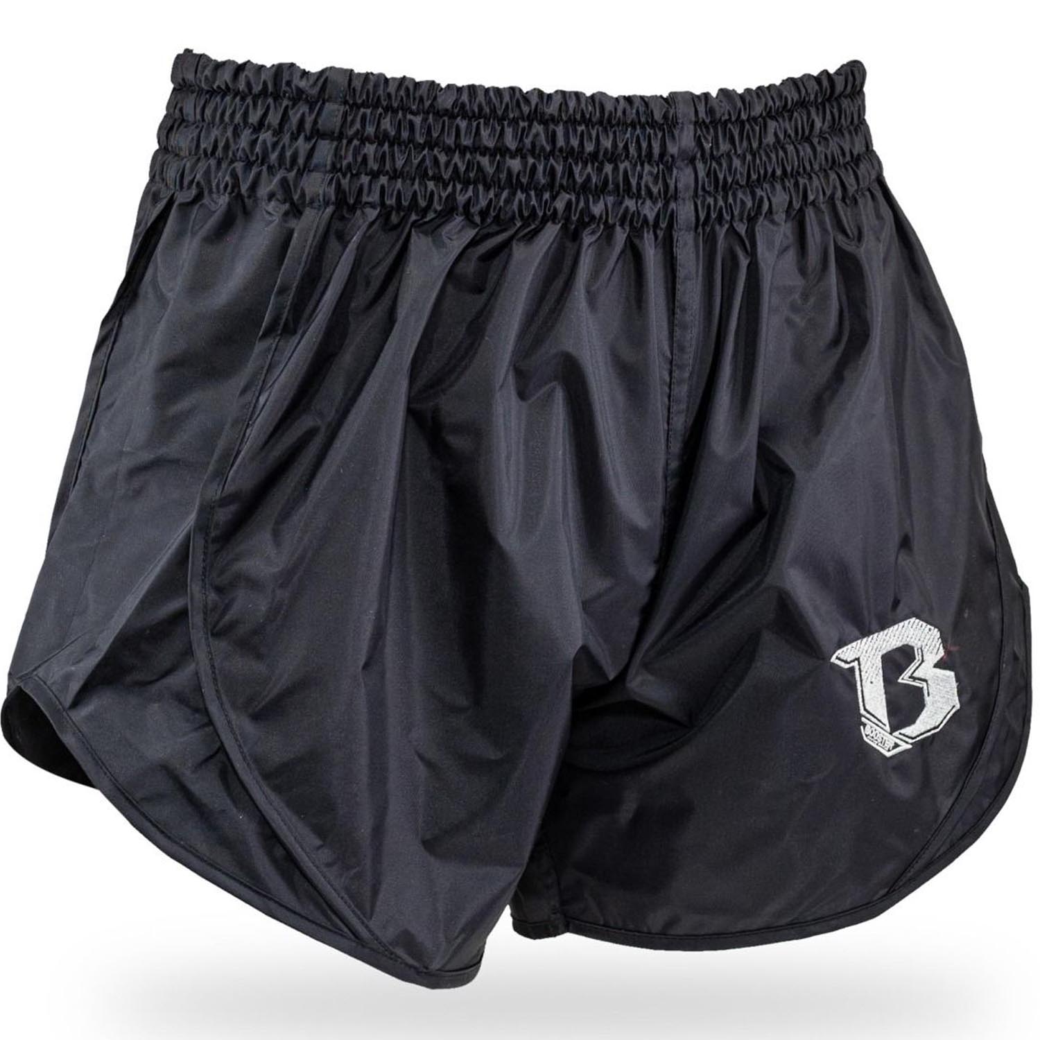 Booster Shorts Kinder, Retro Hybrid, schwarz, XXS