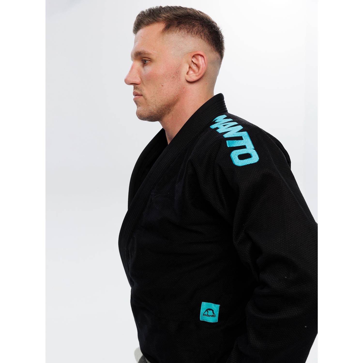 MANTO BJJ Gi, X5, black-turquoise, A1L