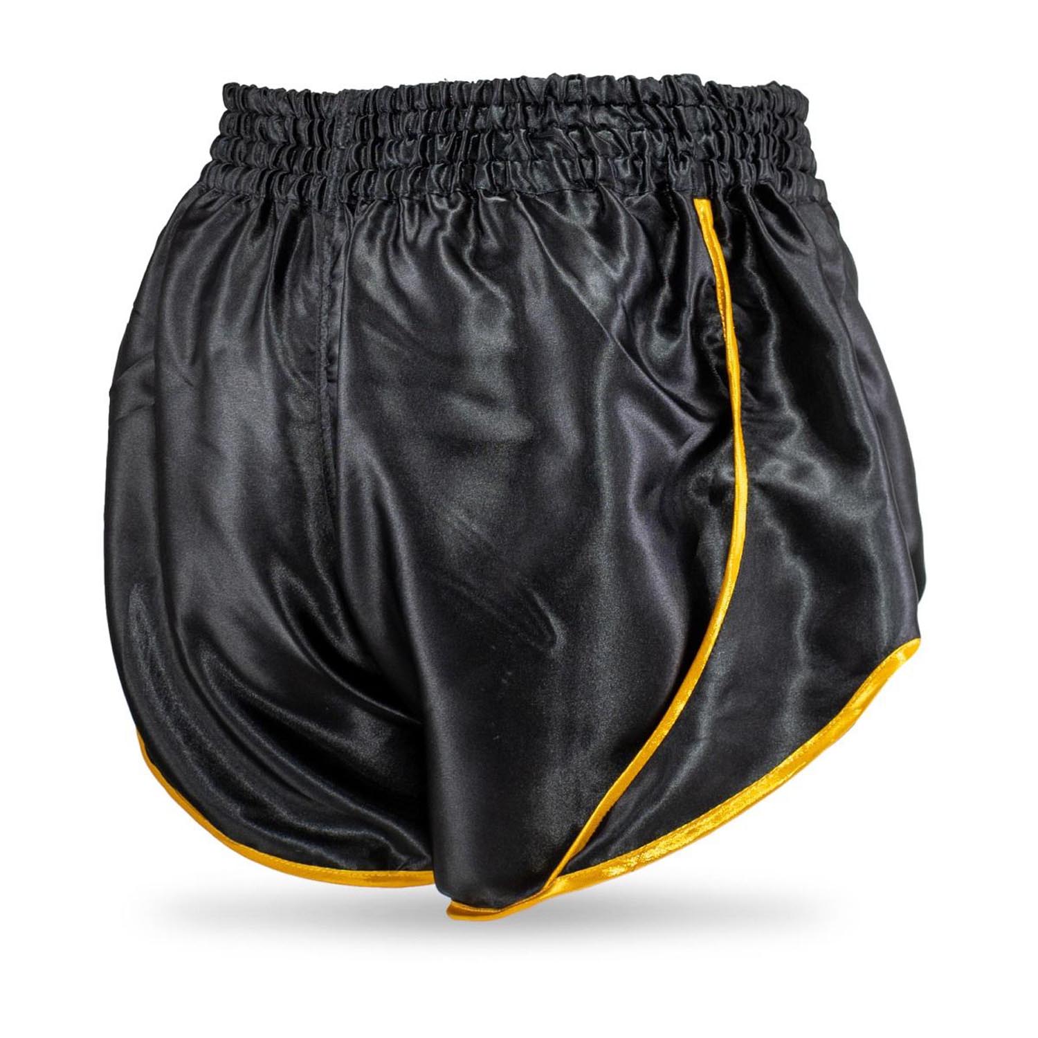 Booster Muay Thai Shorts, Slugger 1, schwarz-gelb, M