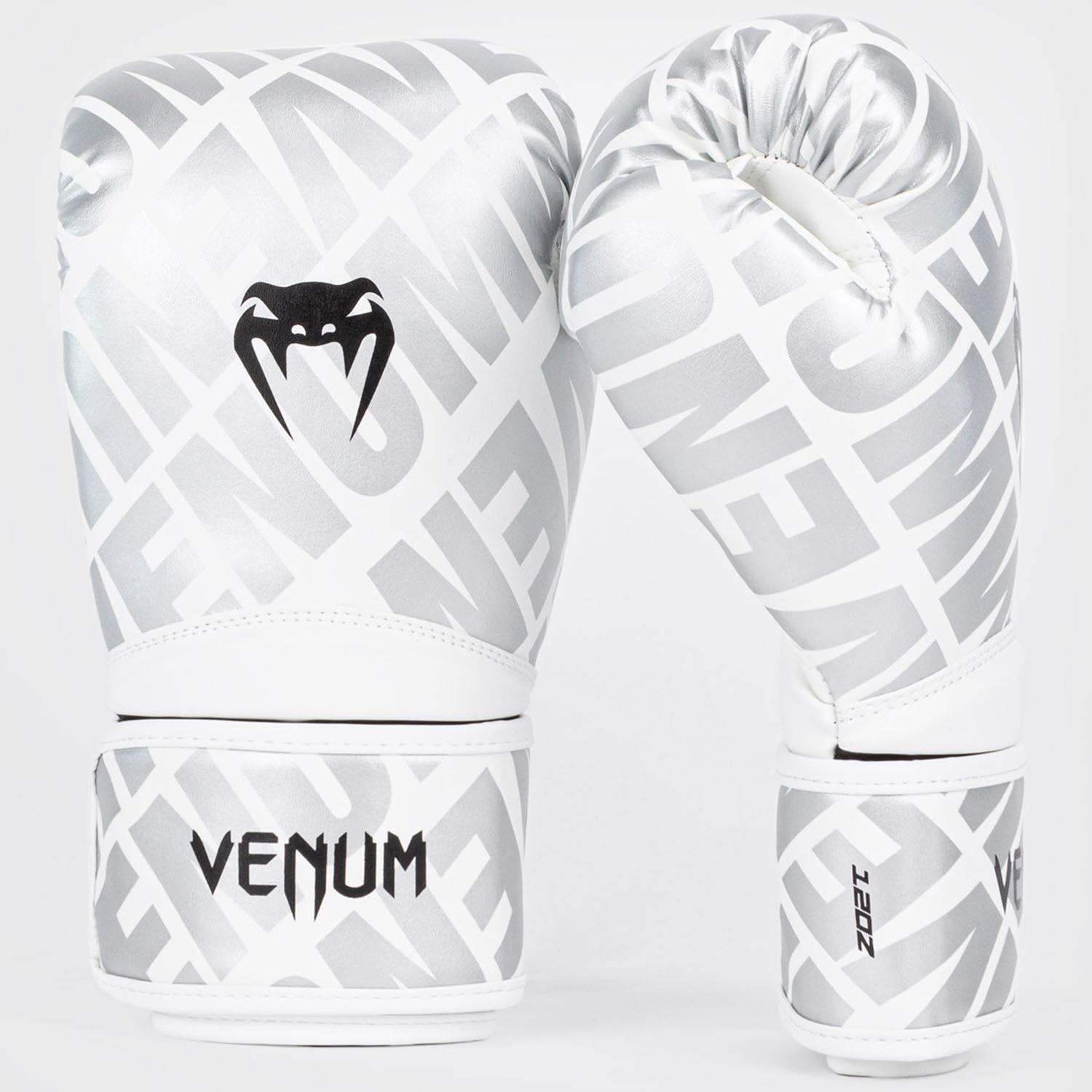 VENUM Boxhandschuhe, Contender 1.5 XT, weiß-silber, 12 Oz
