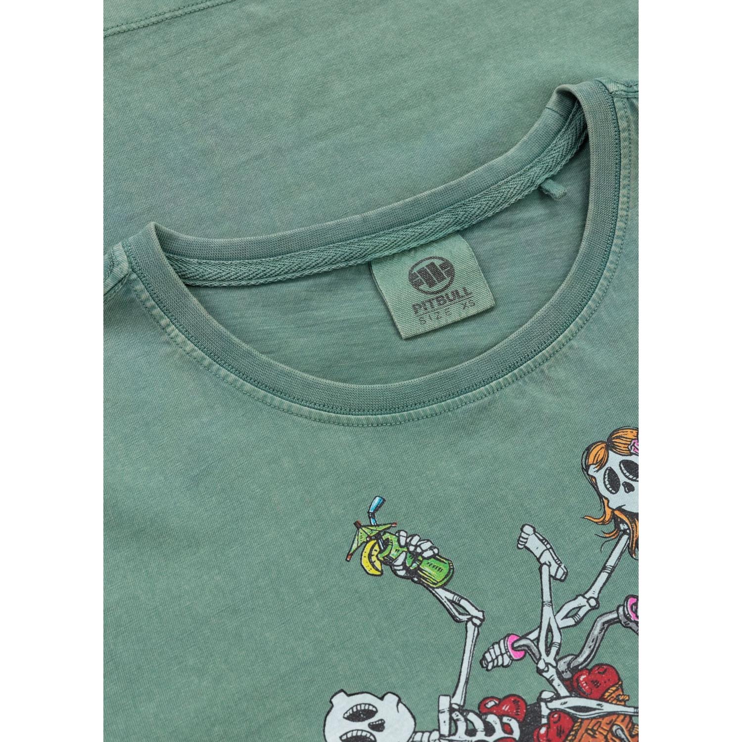 Pit Bull West Coast T-Shirt, Woman, Washed CruisinAndBoozin, green, XL