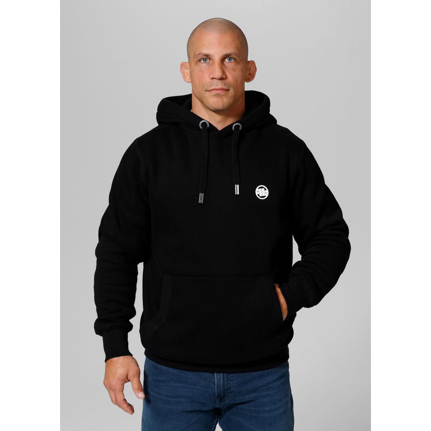 Pit Bull West Coast Hoody, Small Logo 21, schwarz, S