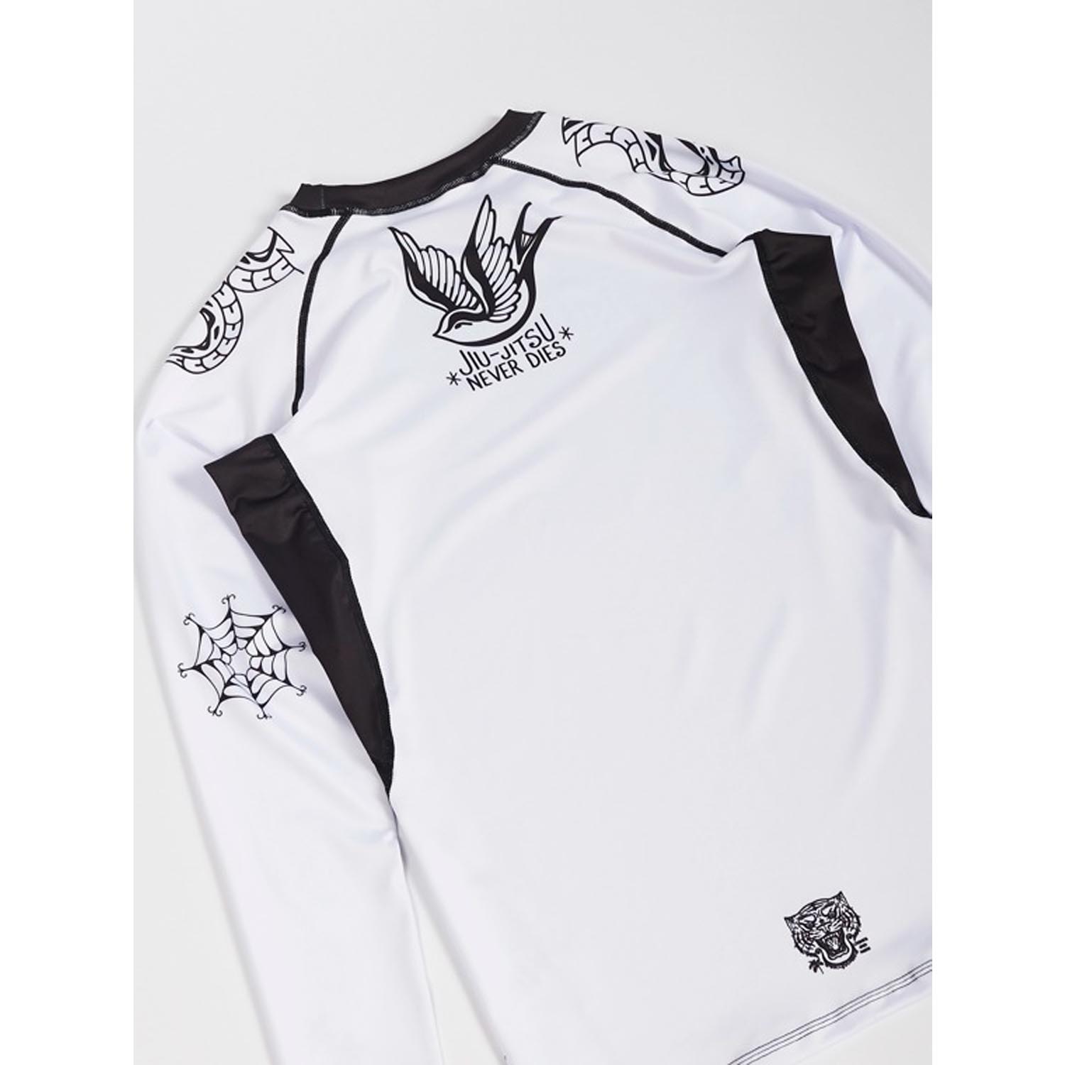 MANTO Rashguard, L/S, Miko, black-white, S