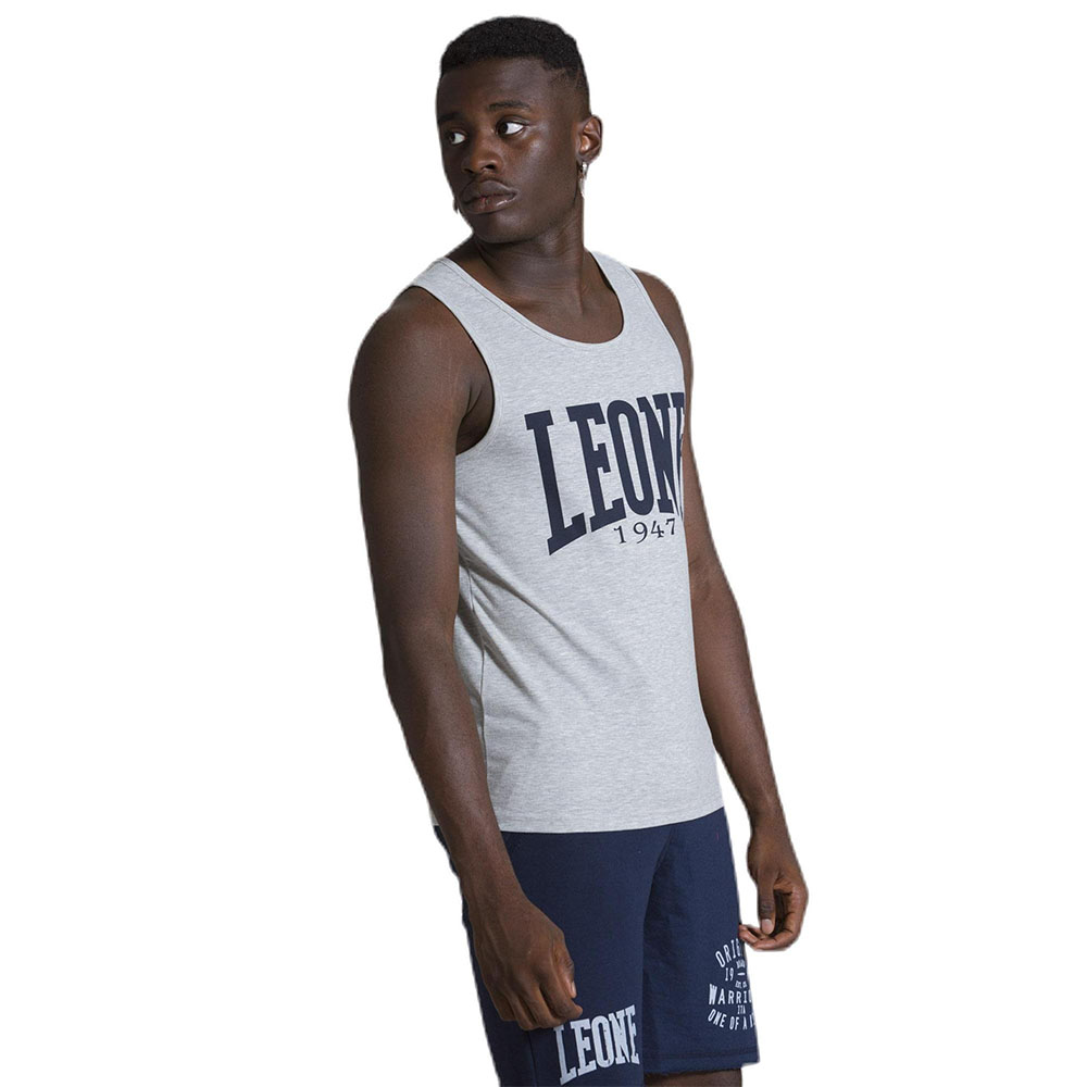 LEONE Tank Top, Basic, grau, XL