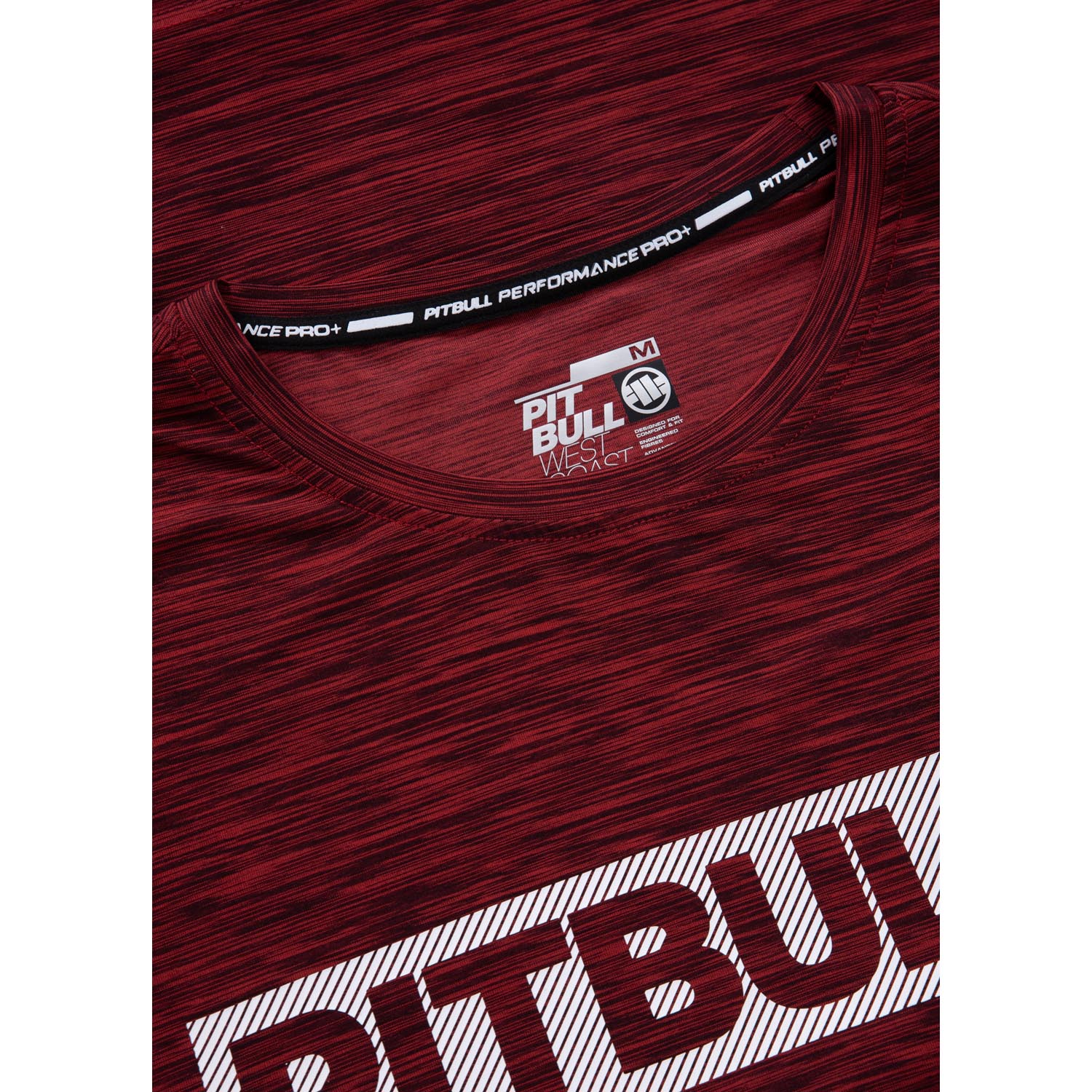 Pit Bull West Coast T-Shirt, Hilltop, Casual Sport, wine red, XXXL