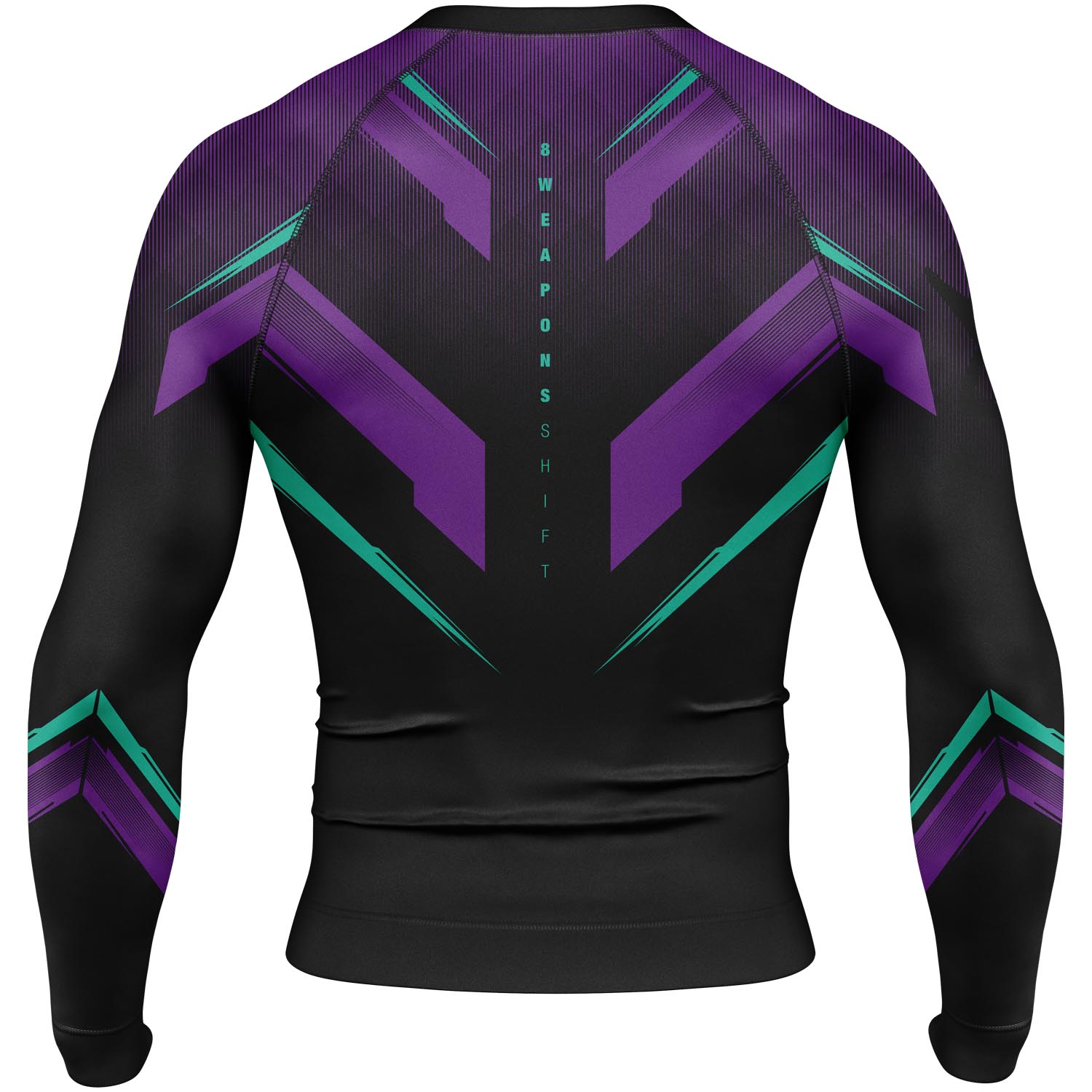 8 WEAPONS Rashguard, L/S, Shift, cyber, XXL