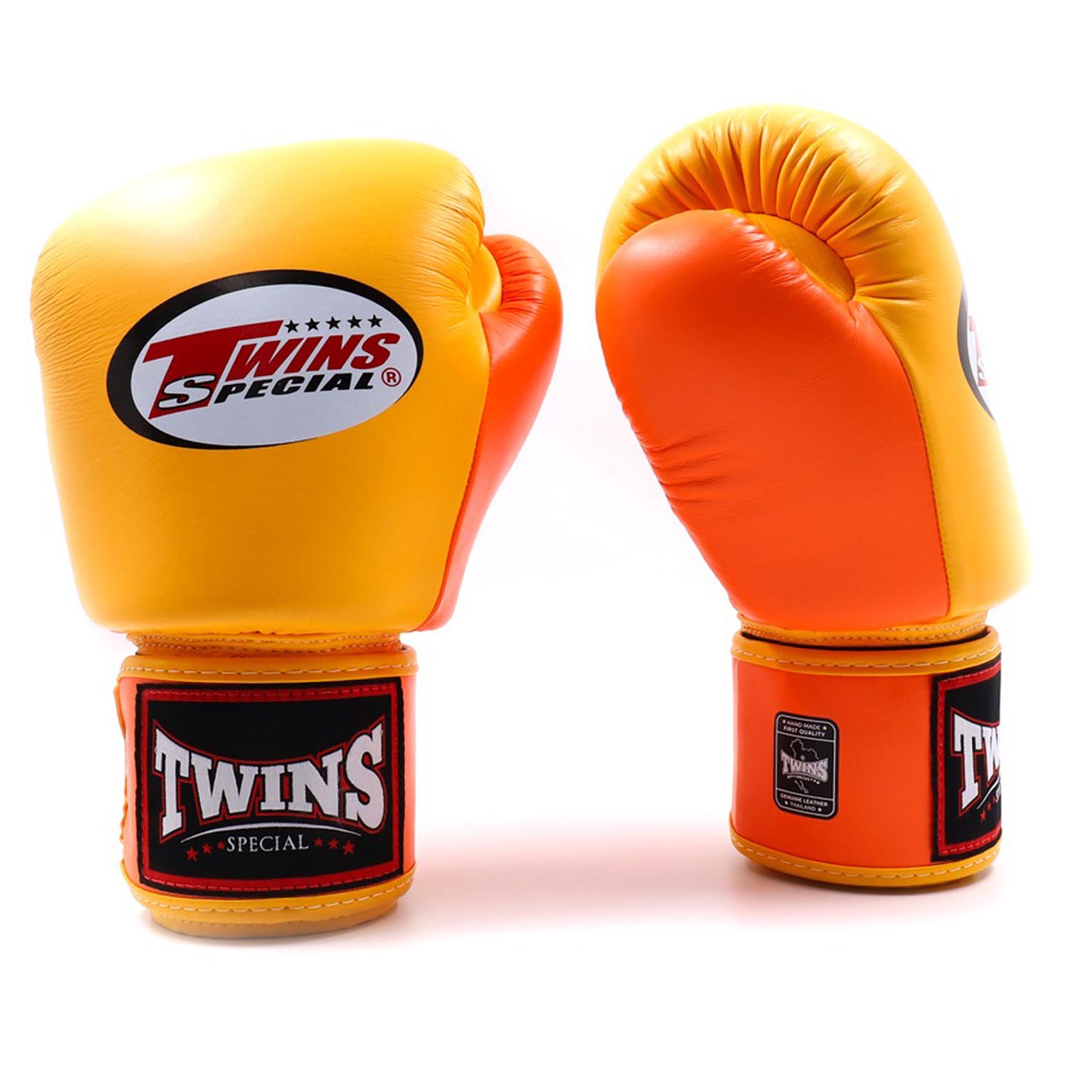 TWINS Special Boxing Gloves, BGVL-3, yellow-orange, 16 Oz