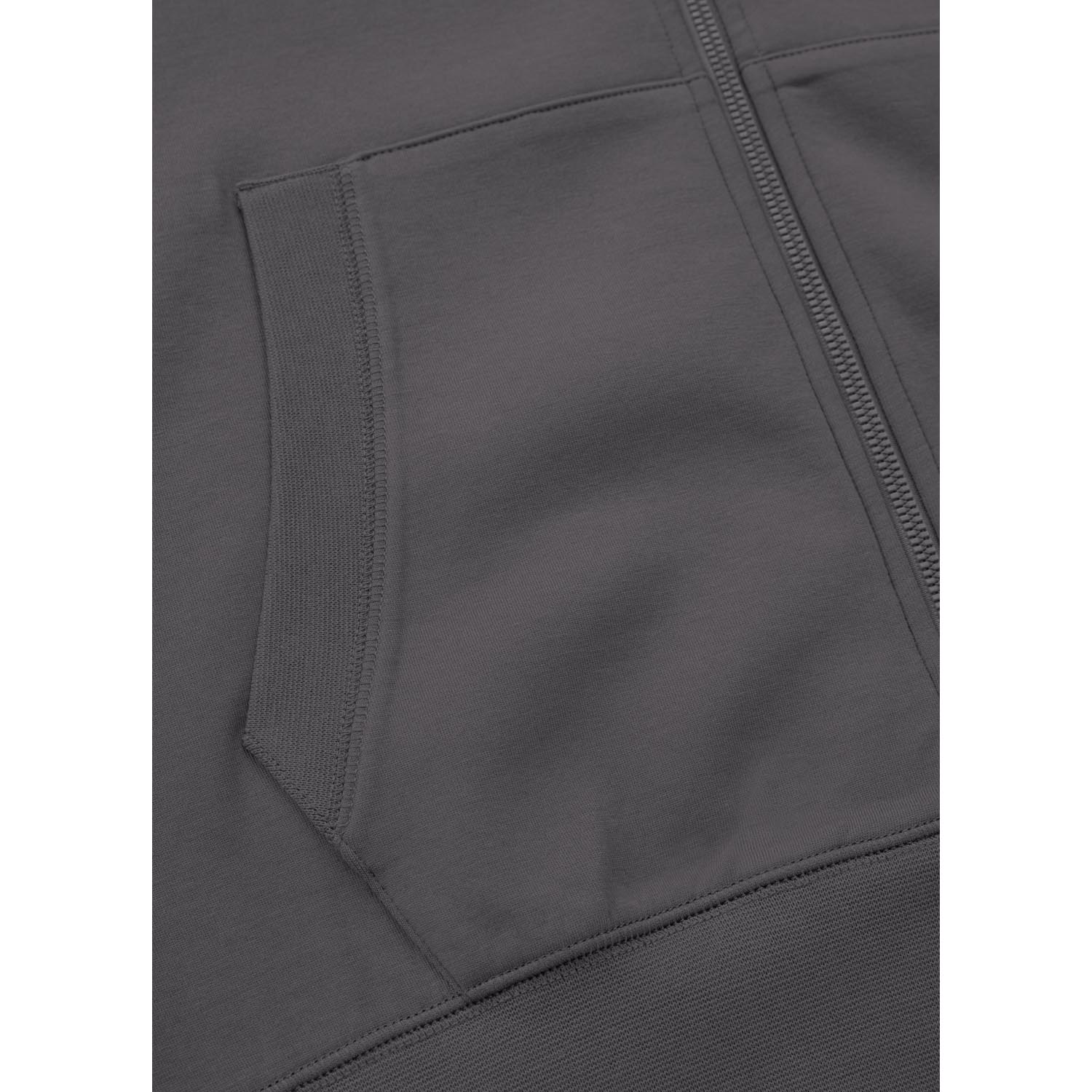 Pit Bull West Coast Zip Hoody, Sampson, grey, XXXL