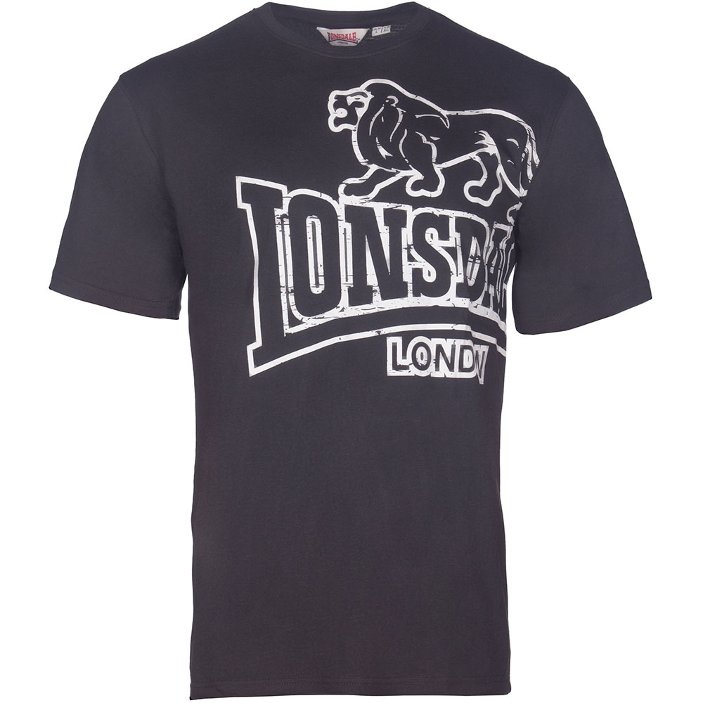 Lonsdale T-Shirt, Langsett, black