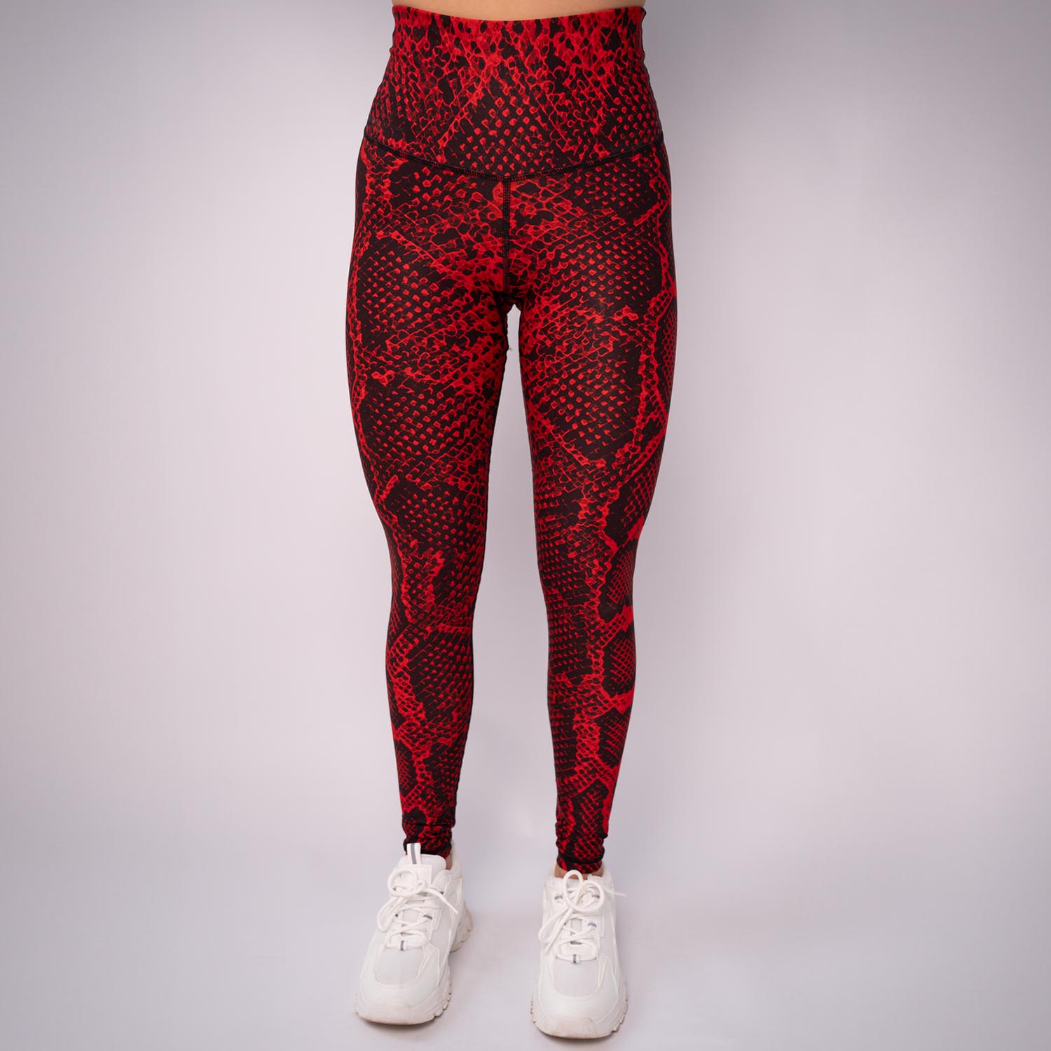 Anarchy Apparel Compression Leggings, Red Poison, S