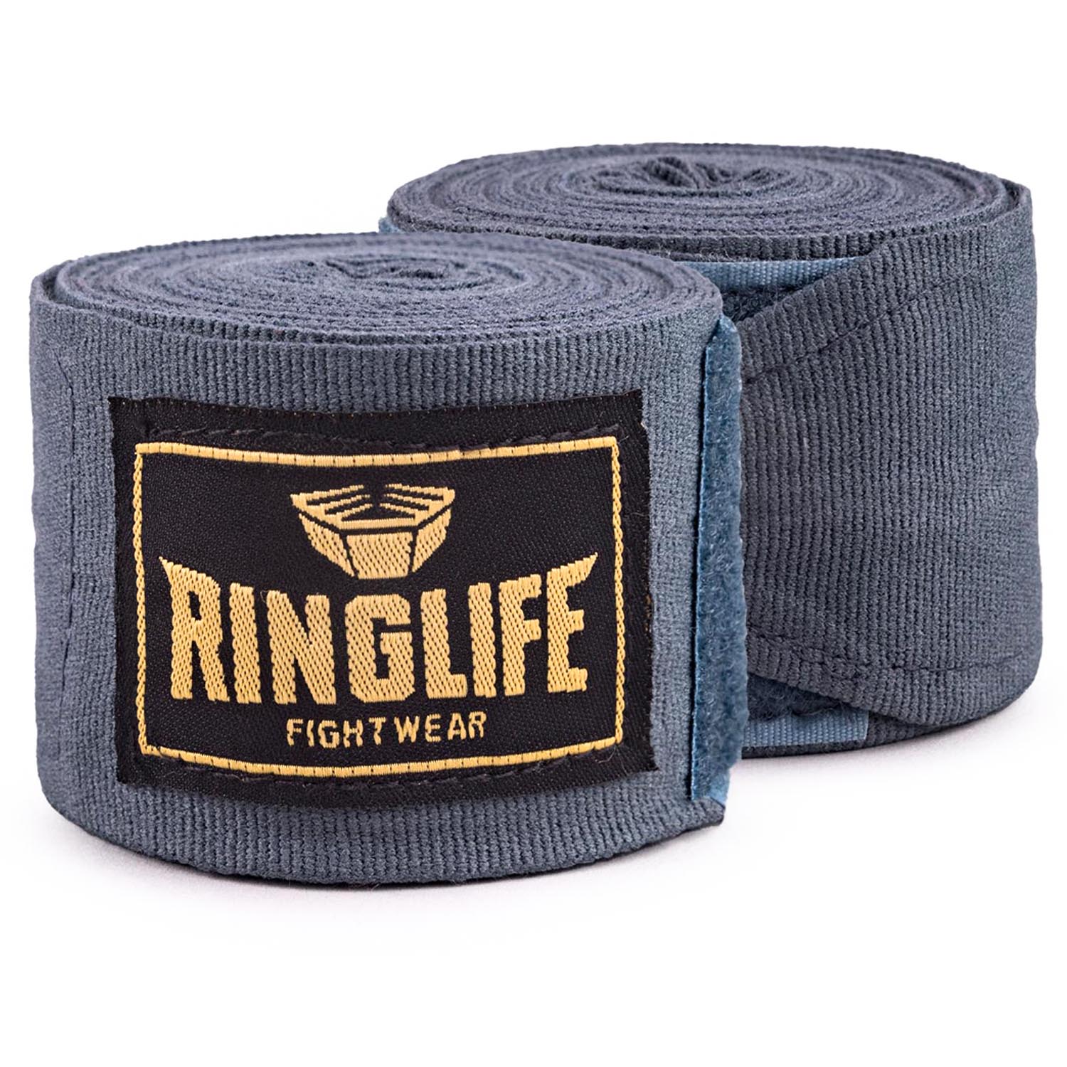 RINGLIFE Hand Wraps, Logo, 4,5 m, grey