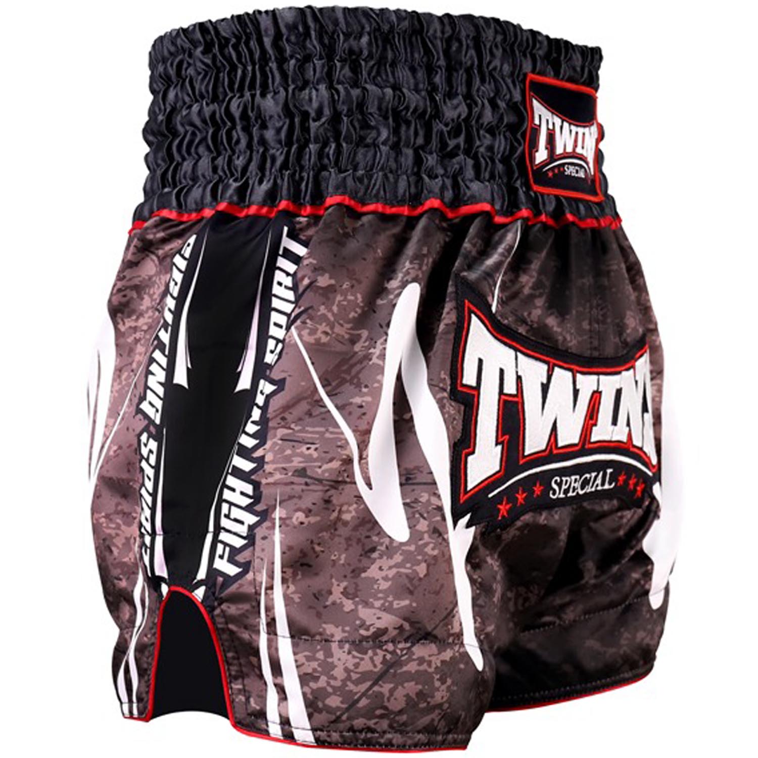 TWINS Special Muay Thai Shorts, Atlas, black