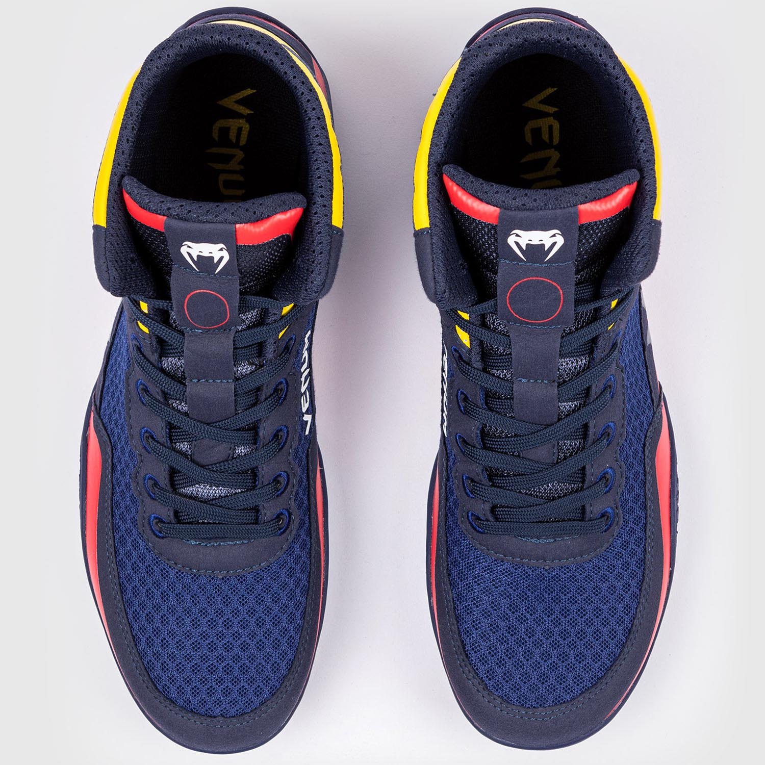VENUM Wrestling Shoes, Elite, blue-yellow, 40