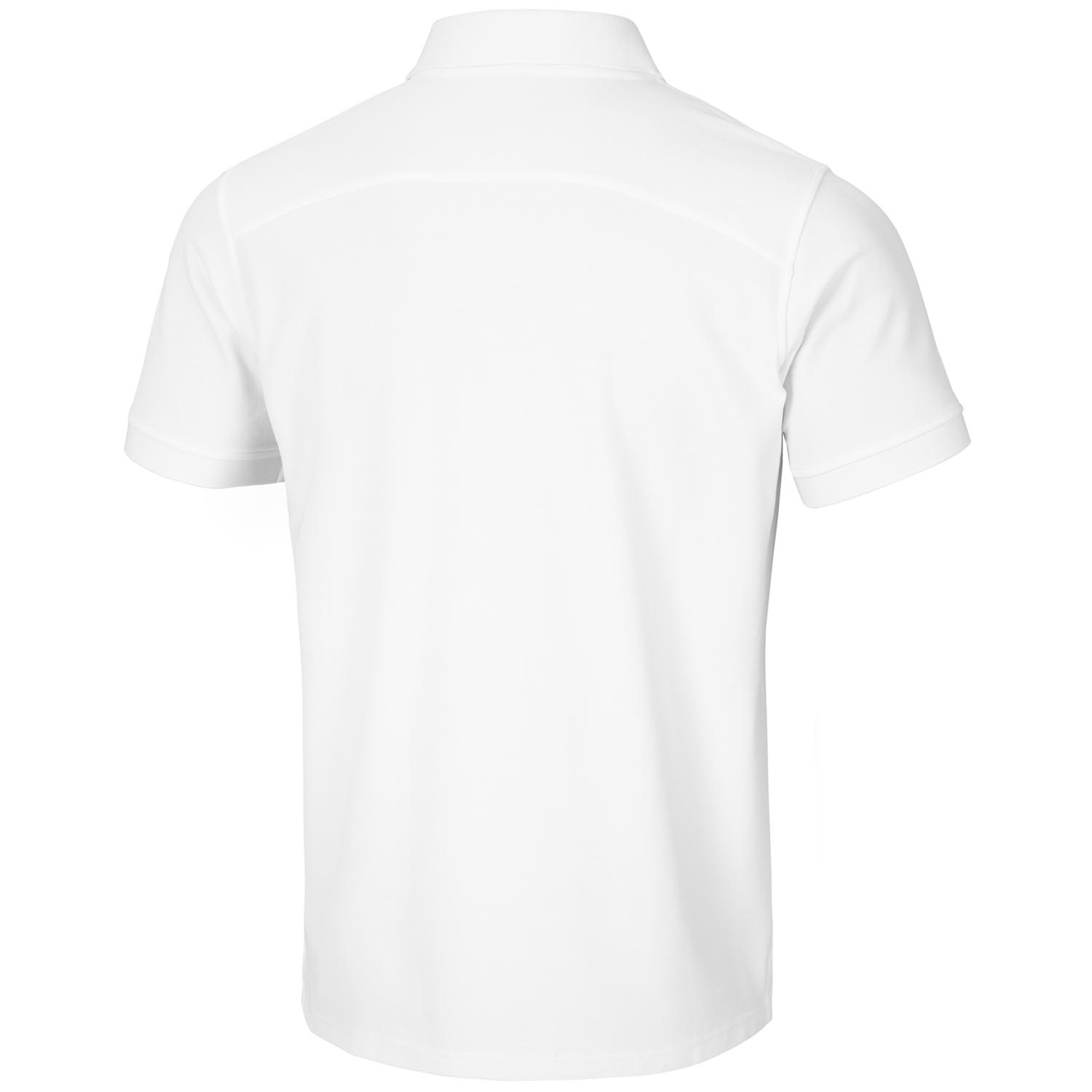 Pit Bull West Coast Polo T-Shirt, Coolmax Rockey, weiß, XXXL