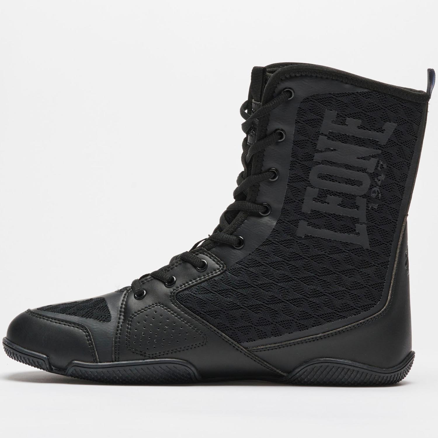 LEONE Boxing Shoes, Professional, CL102, black, 45