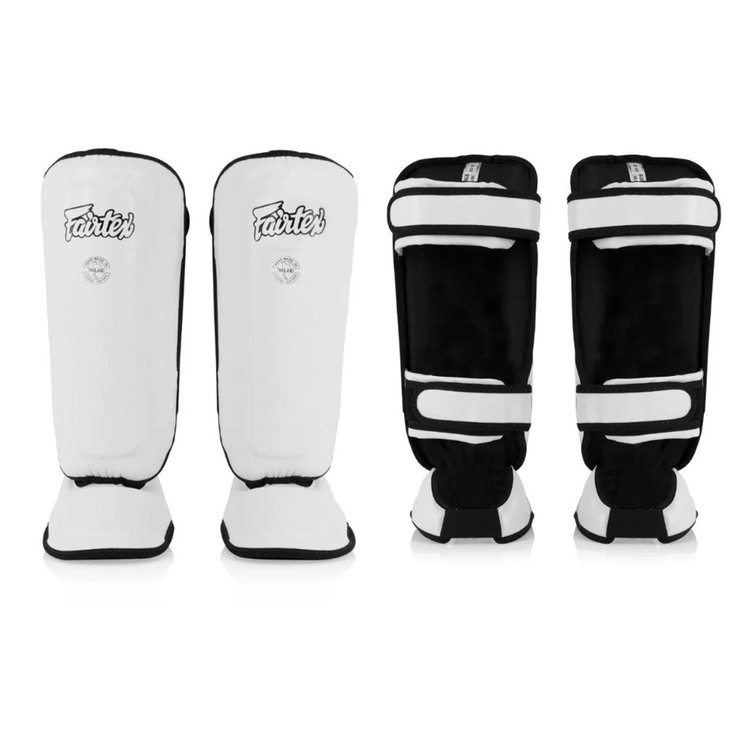 Fairtex Shin Guard, Kids SPK9, white, 10-12 J