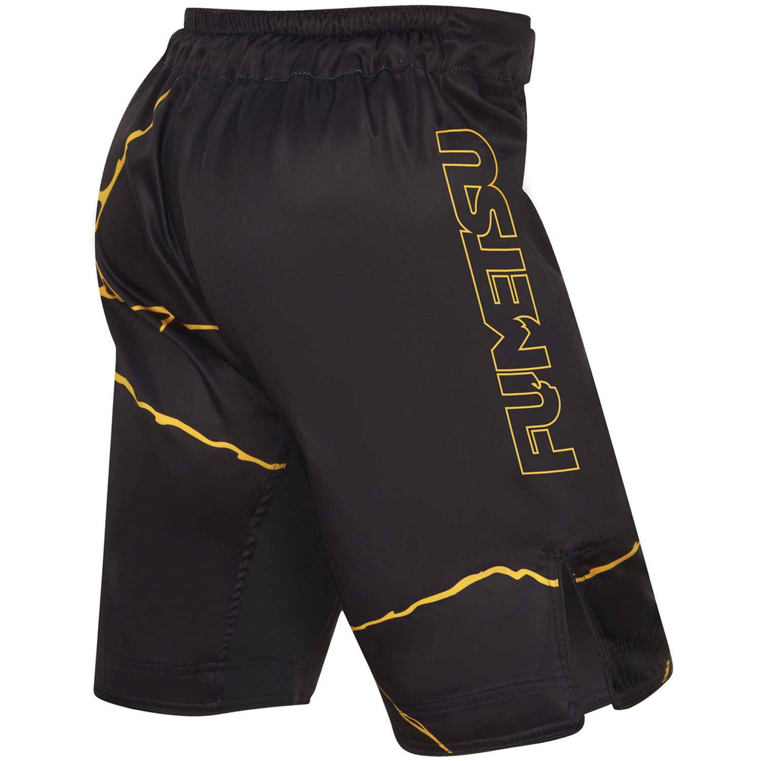 Fumetsu MMA Fight Shorts, Kintsugi, schwarz-gold, S