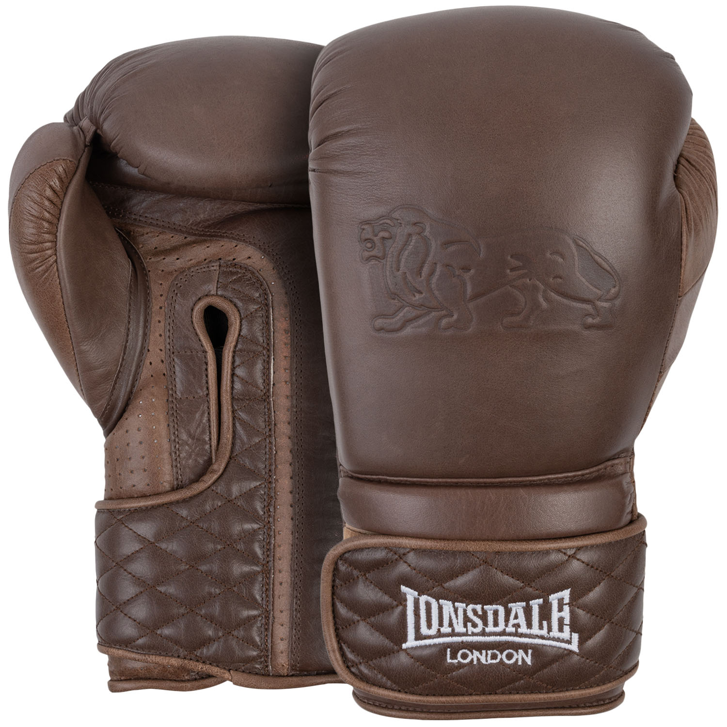 Lonsdale Boxing Gloves, Vintage Spar, brown, 16 Oz