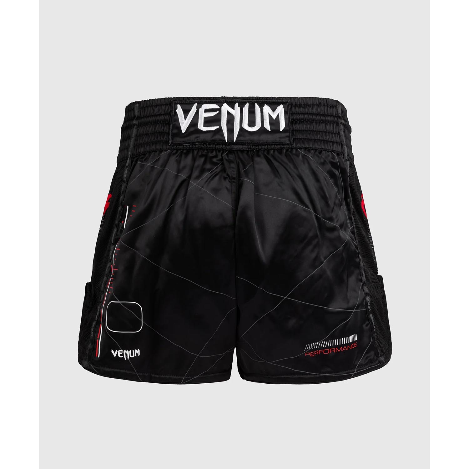 VENUM Muay Thai Shorts, Tactical XT, black-red, XXL