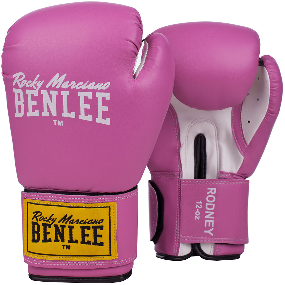 BENLEE Boxhandschuhe, Rodney, pink-weiß, 10 Oz