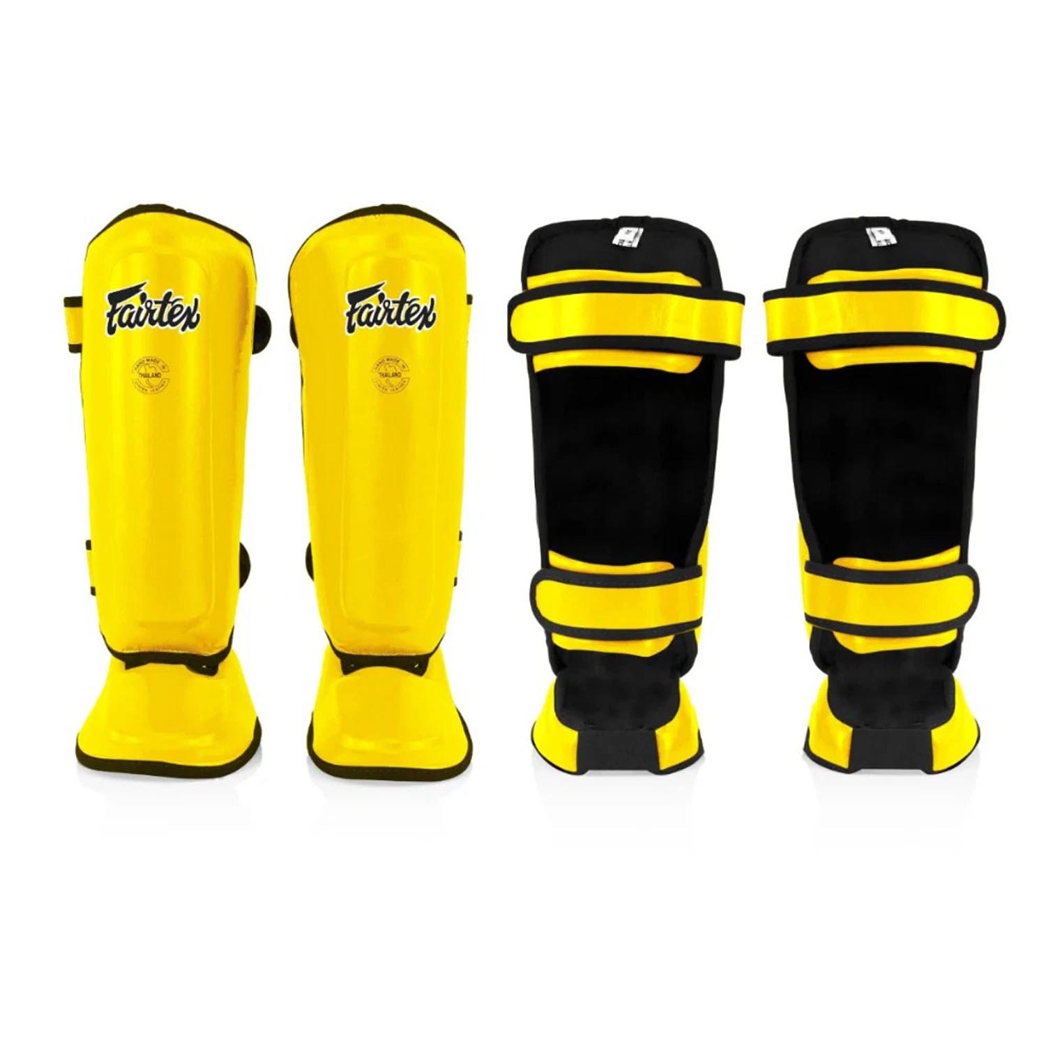 Fairtex Shin Guard, Kids SPK9, yellow, 10-12 J