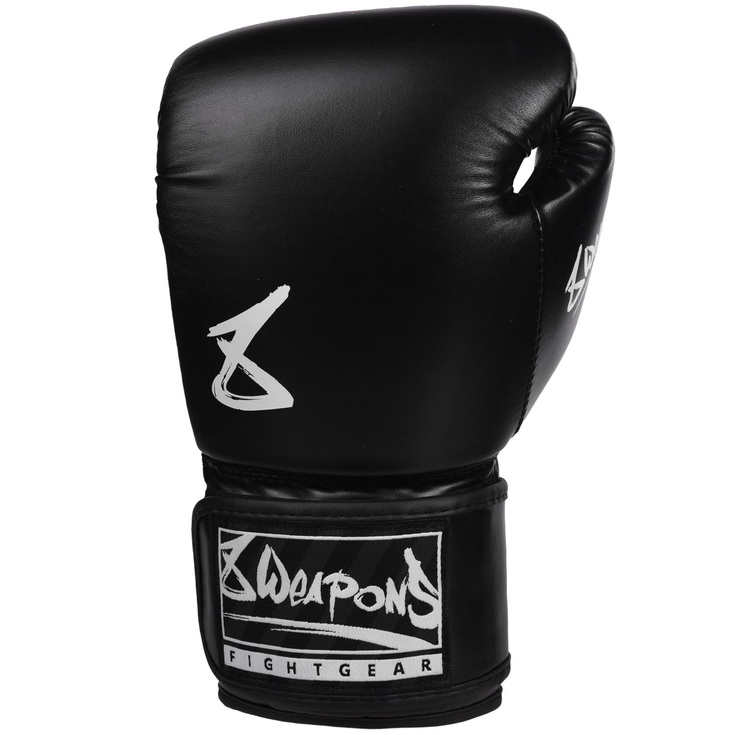8 WEAPONS Boxing Gloves, Pure, black-white, 14 Oz