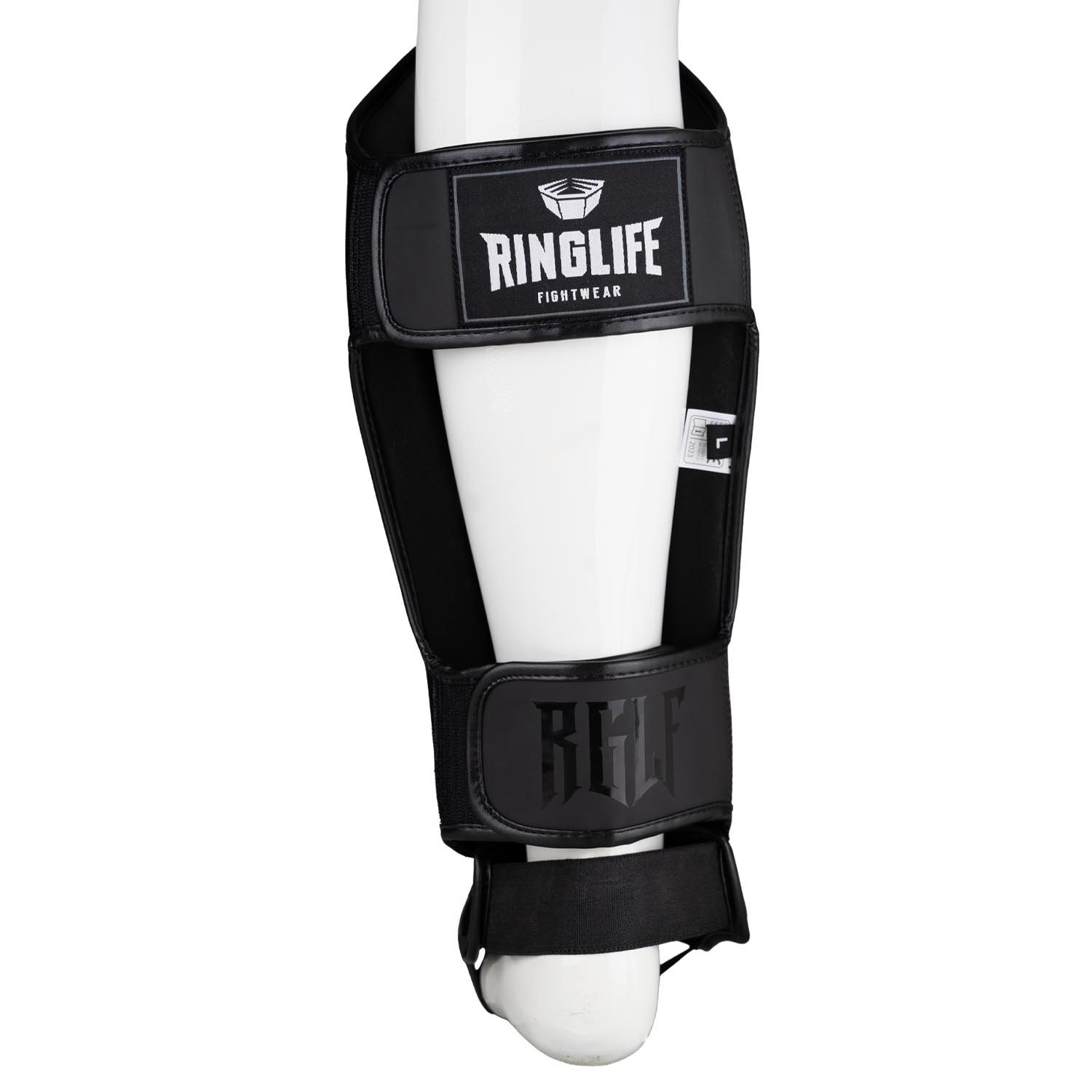 RINGLIFE Shin Guards - No.1 black-white S