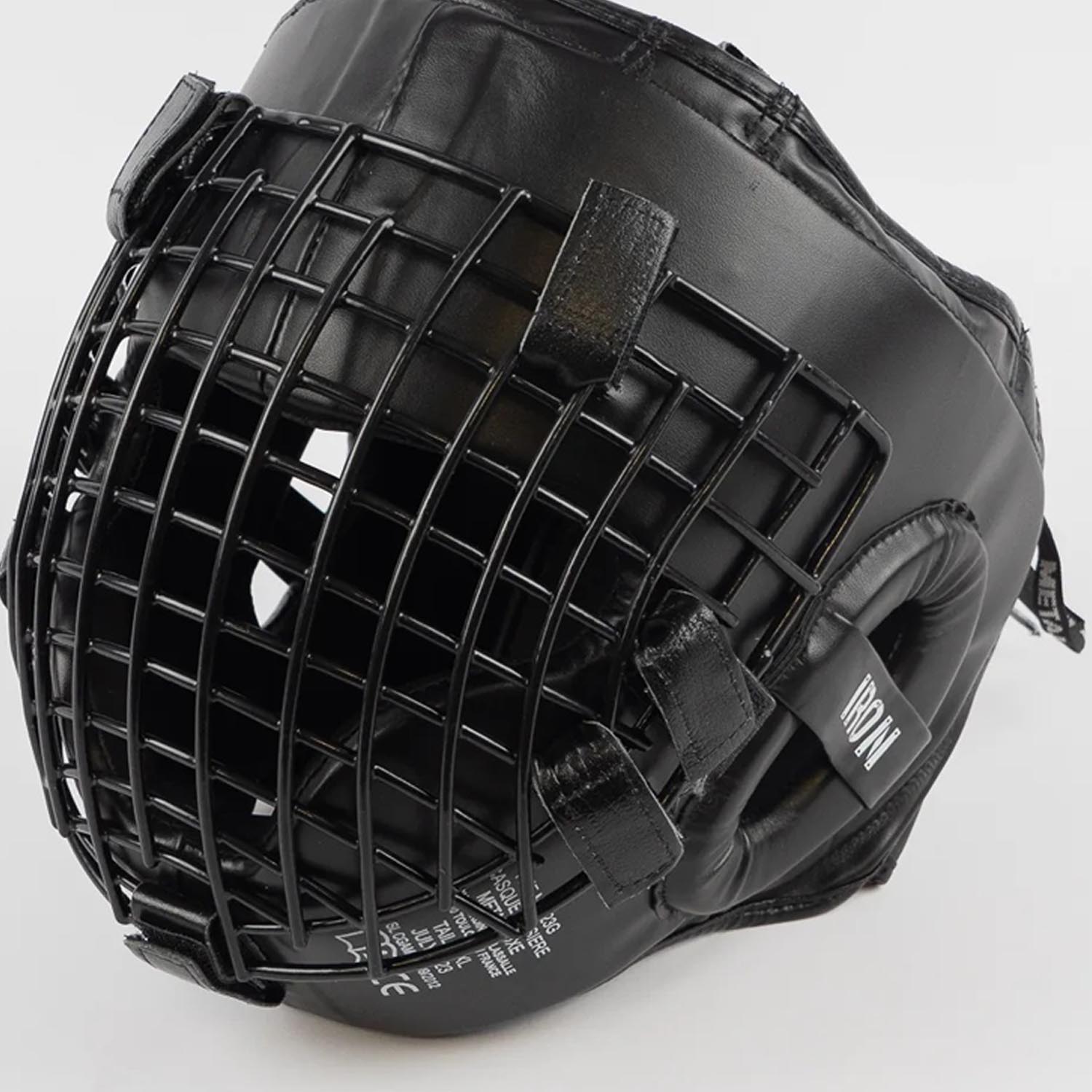 Metal Boxe Head Guard, Grille, black, XL