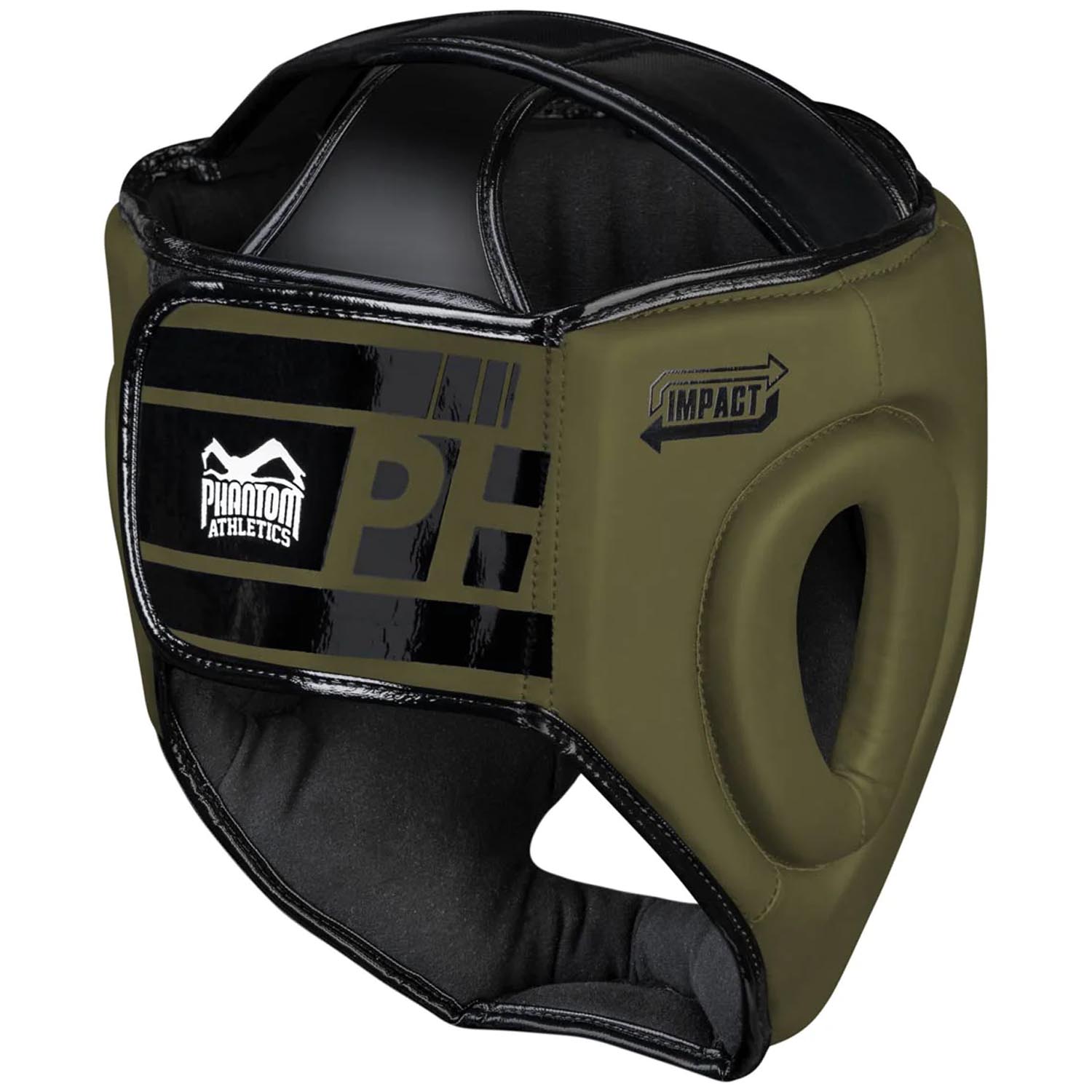 Phantom Athletics Headguard, Apex, Full Face, army