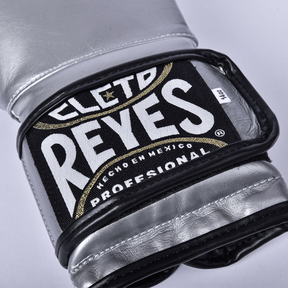 Cleto Reyes Boxhandschuhe, Klett Sparring, silber, 12 Oz