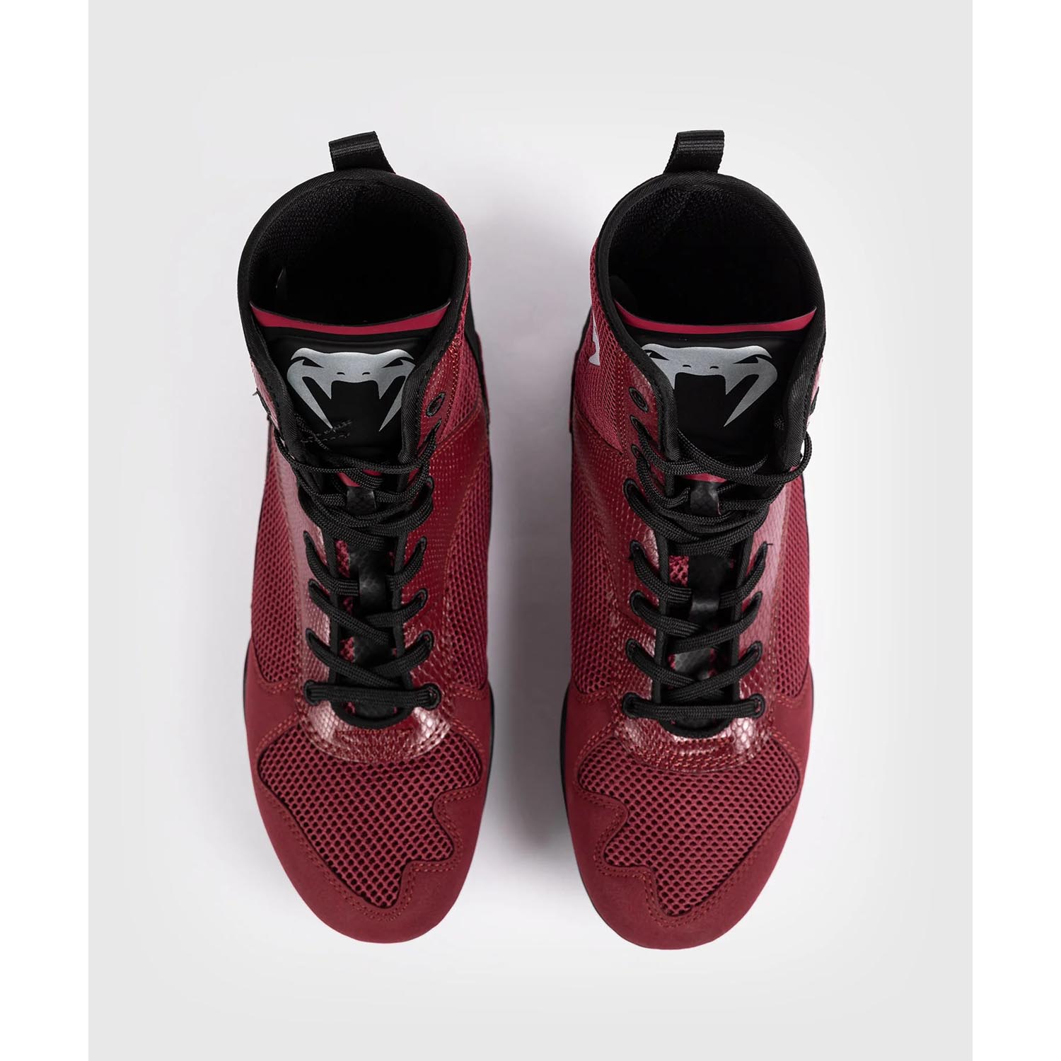 VENUM Boxing Shoes, Elite, red-silver, 46