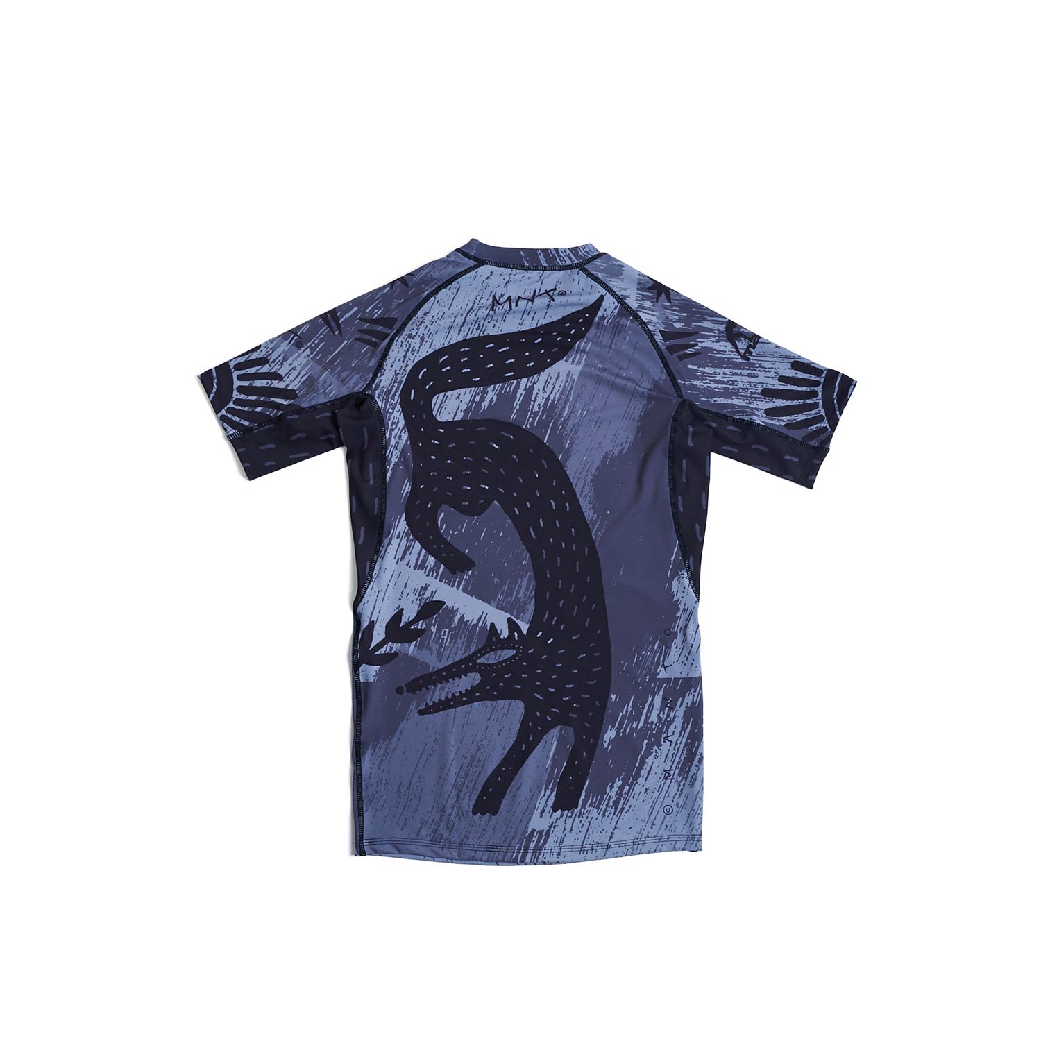 MANTO Rashguard, S/S, Livings, grey, XL