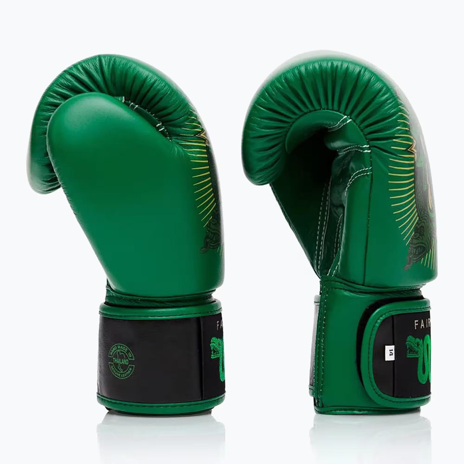 Fairtex Boxing Gloves, Resurrection, green, 16 Oz