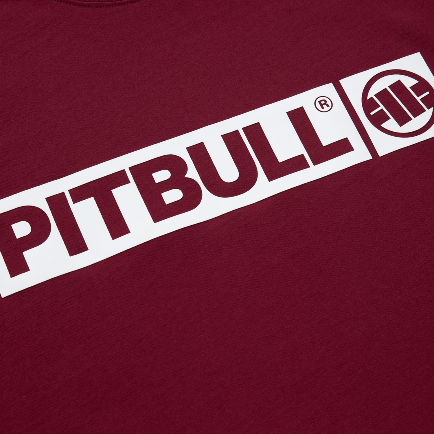 Pit Bull West Coast T-Shirt, Hilltop S70, weinrot, XXL