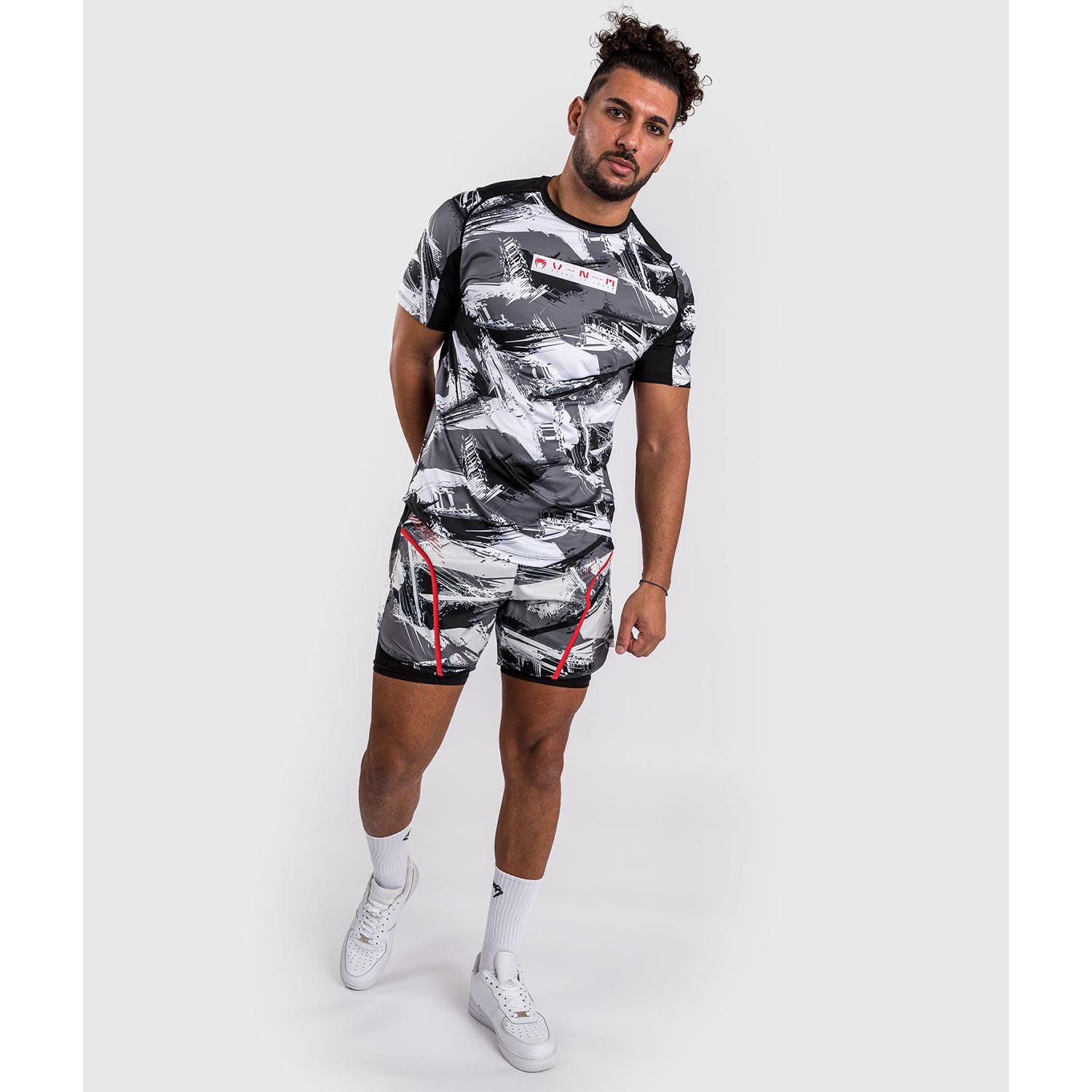 VENUM Dry Tech T-Shirt, Electron 3.0, grau-rot, S
