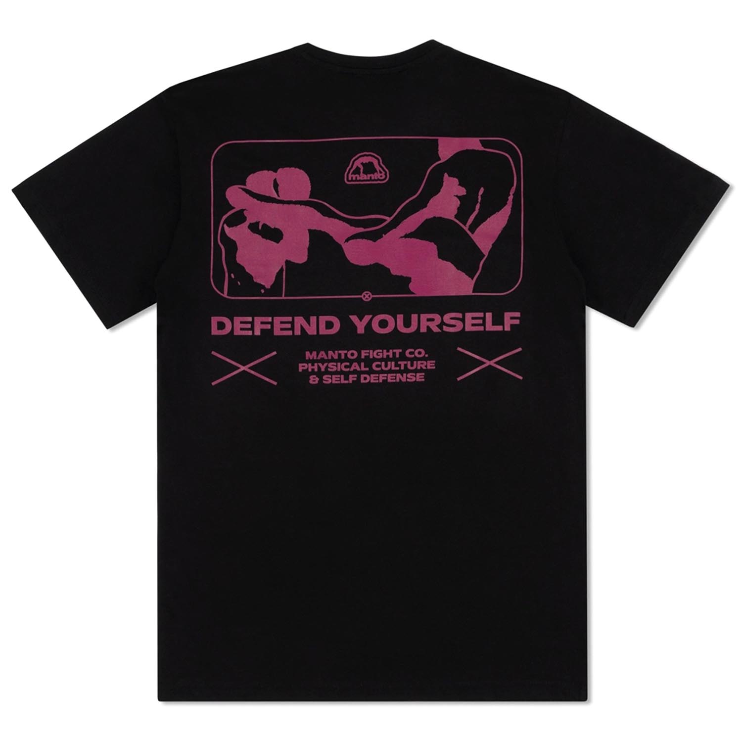 MANTO T-Shirt, Kicker, black-pink, XXL