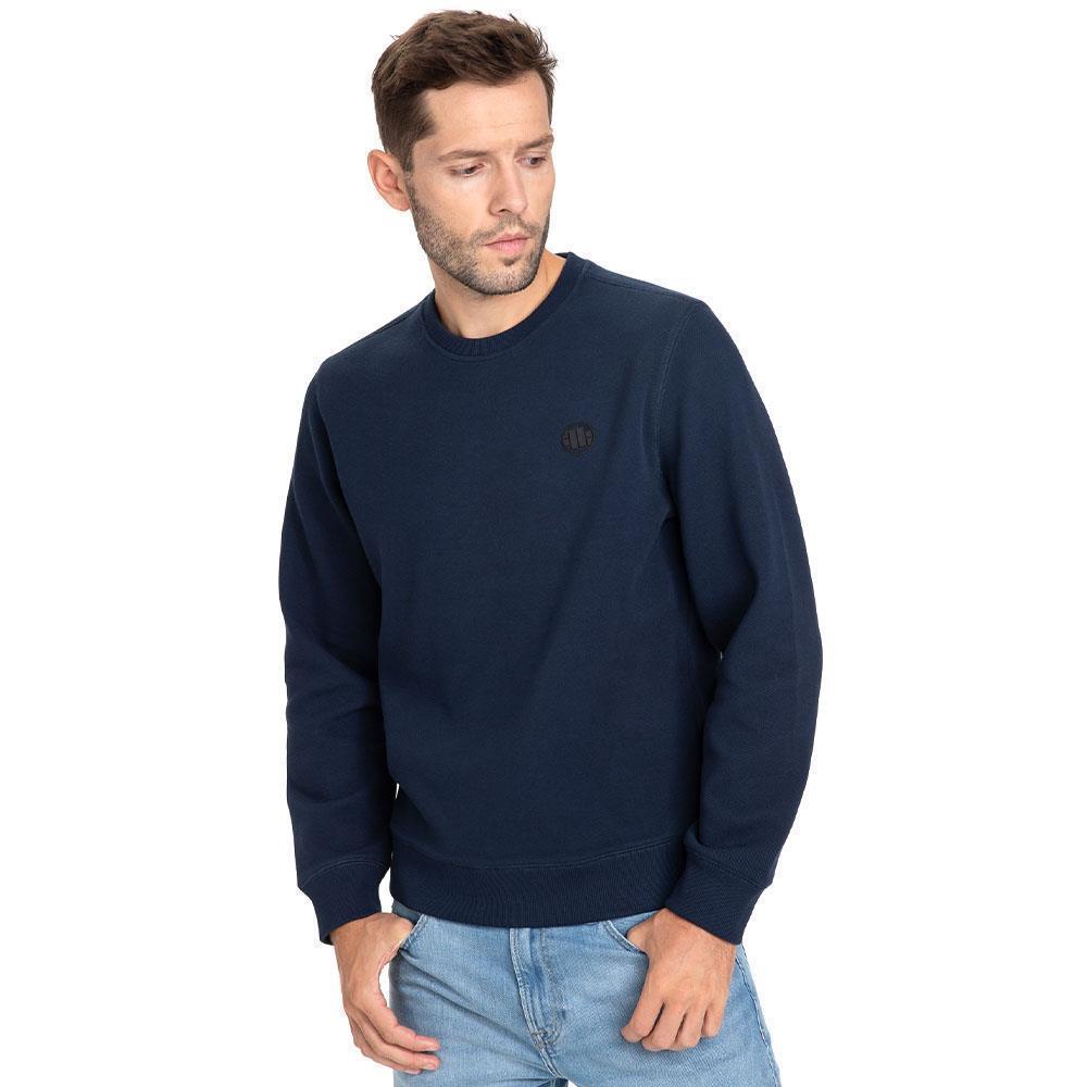 Pit Bull West Coast Pullover, Pique, Small Logo, navy, XXL