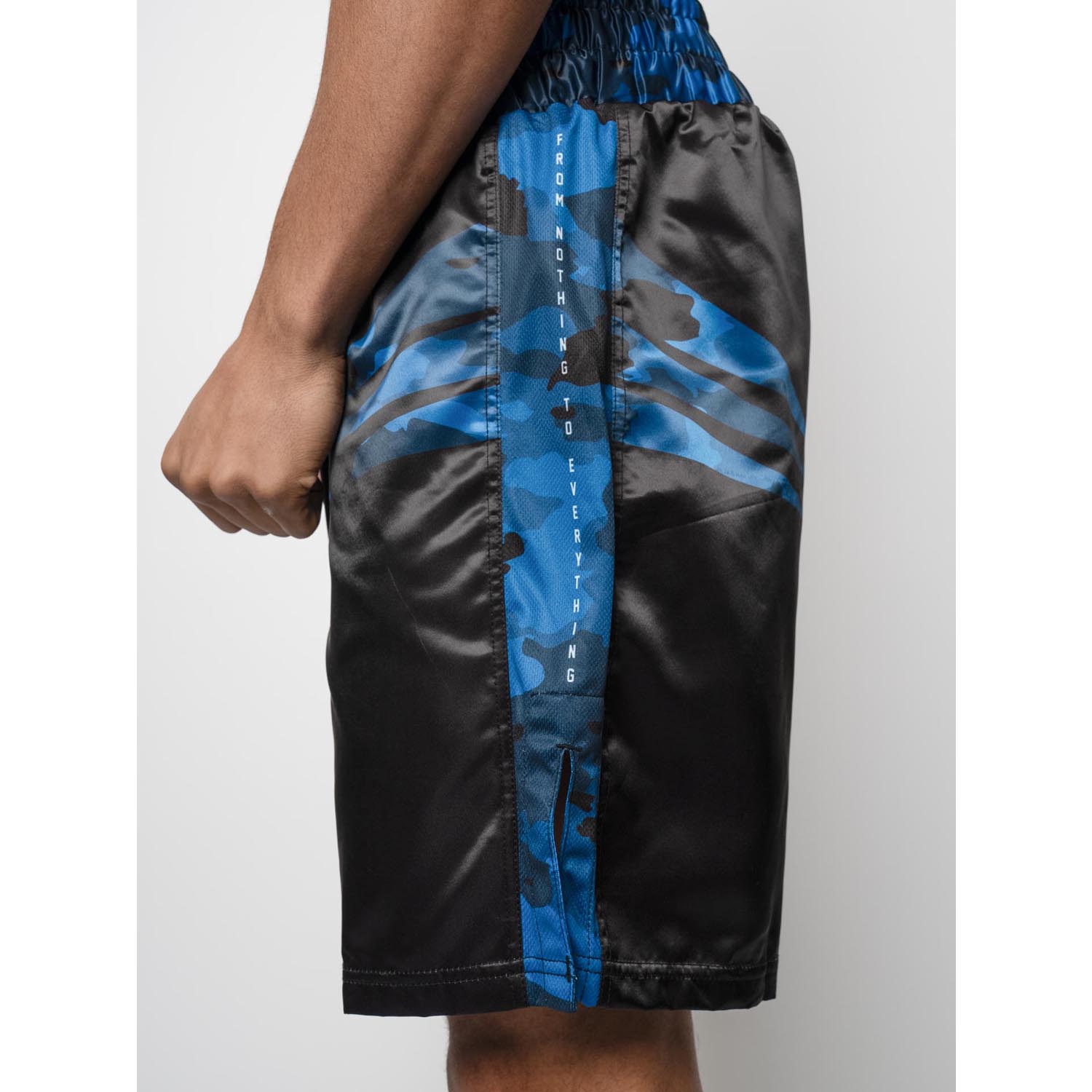 RINGLIFE Boxing Shorts, Unit, black-blue camo, XXL