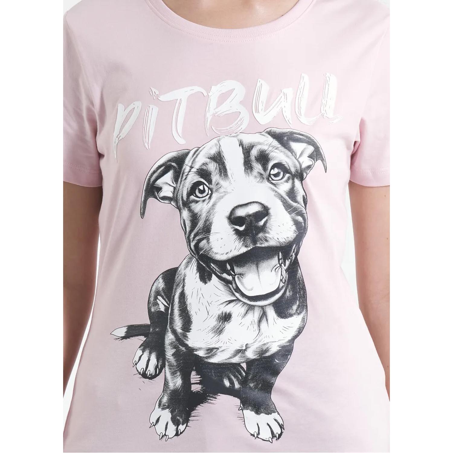Pit Bull West Coast T-Shirt, Women, Puppy II, pink, XL